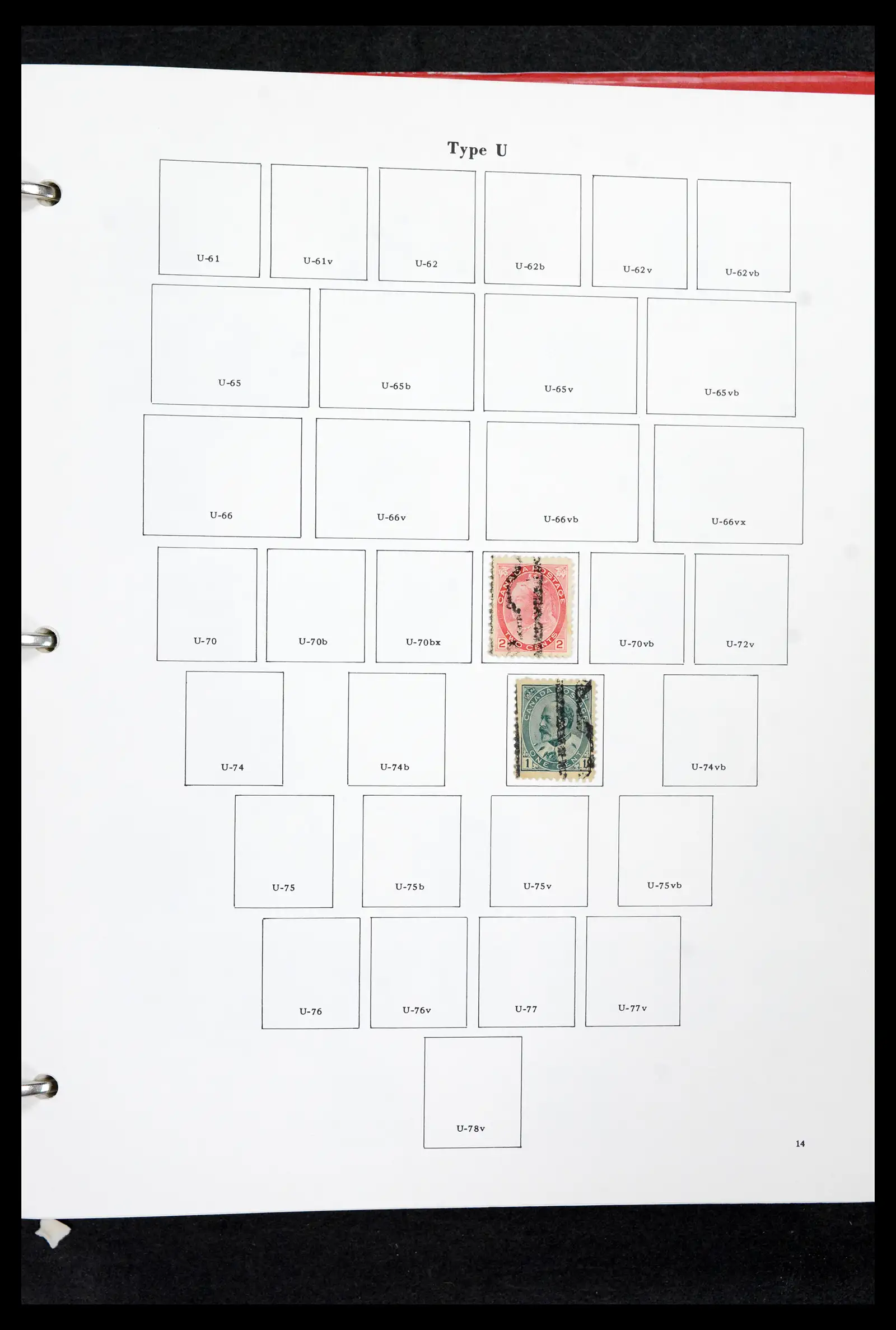 42170 0013 - Stamp collection 42170 Canada pre-cancels 1889-1955.