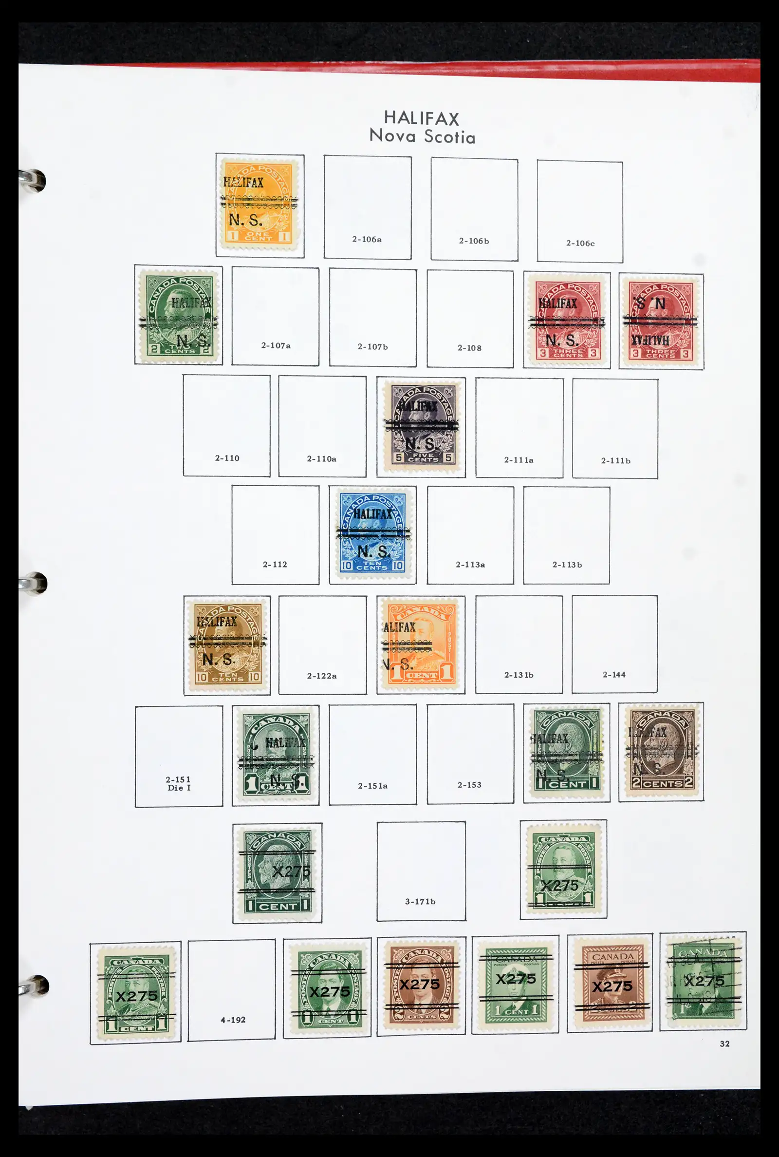 42170 0031 - Stamp collection 42170 Canada pre-cancels 1889-1955.