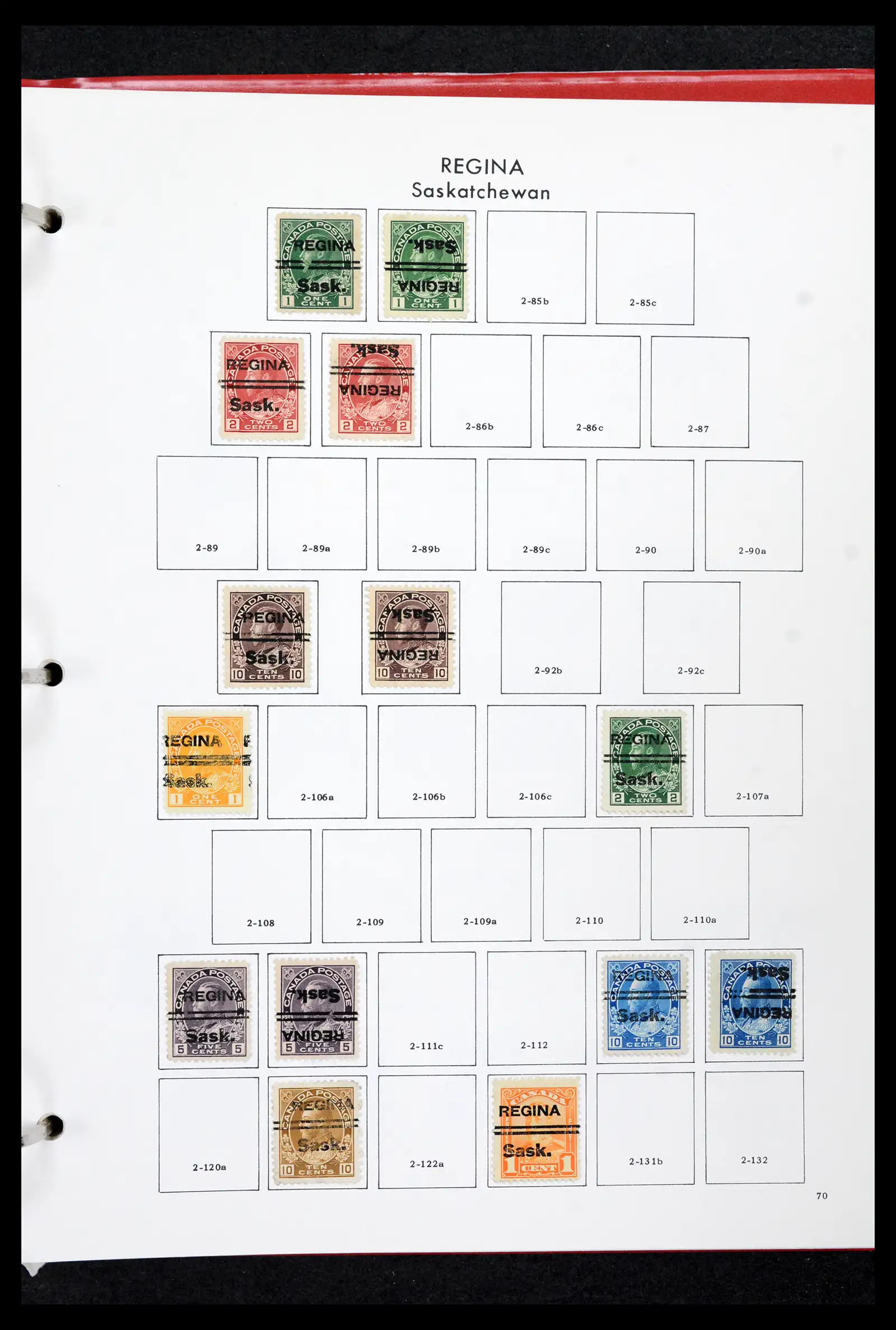 42170 0069 - Stamp collection 42170 Canada pre-cancels 1889-1955.