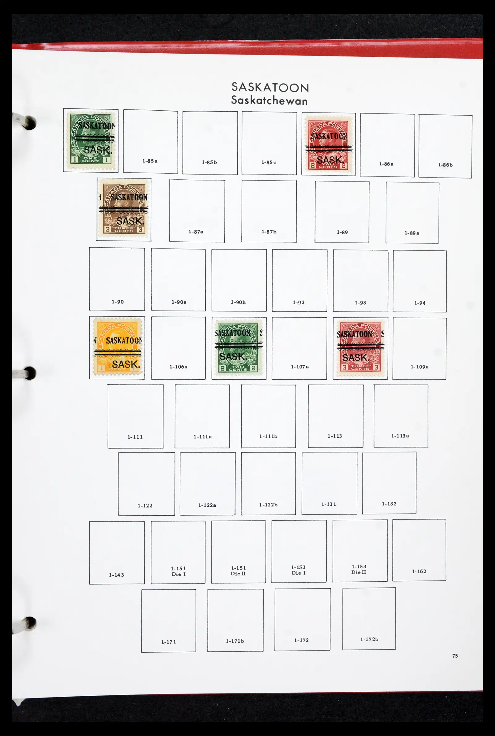 42170 0074 - Stamp collection 42170 Canada pre-cancels 1889-1955.