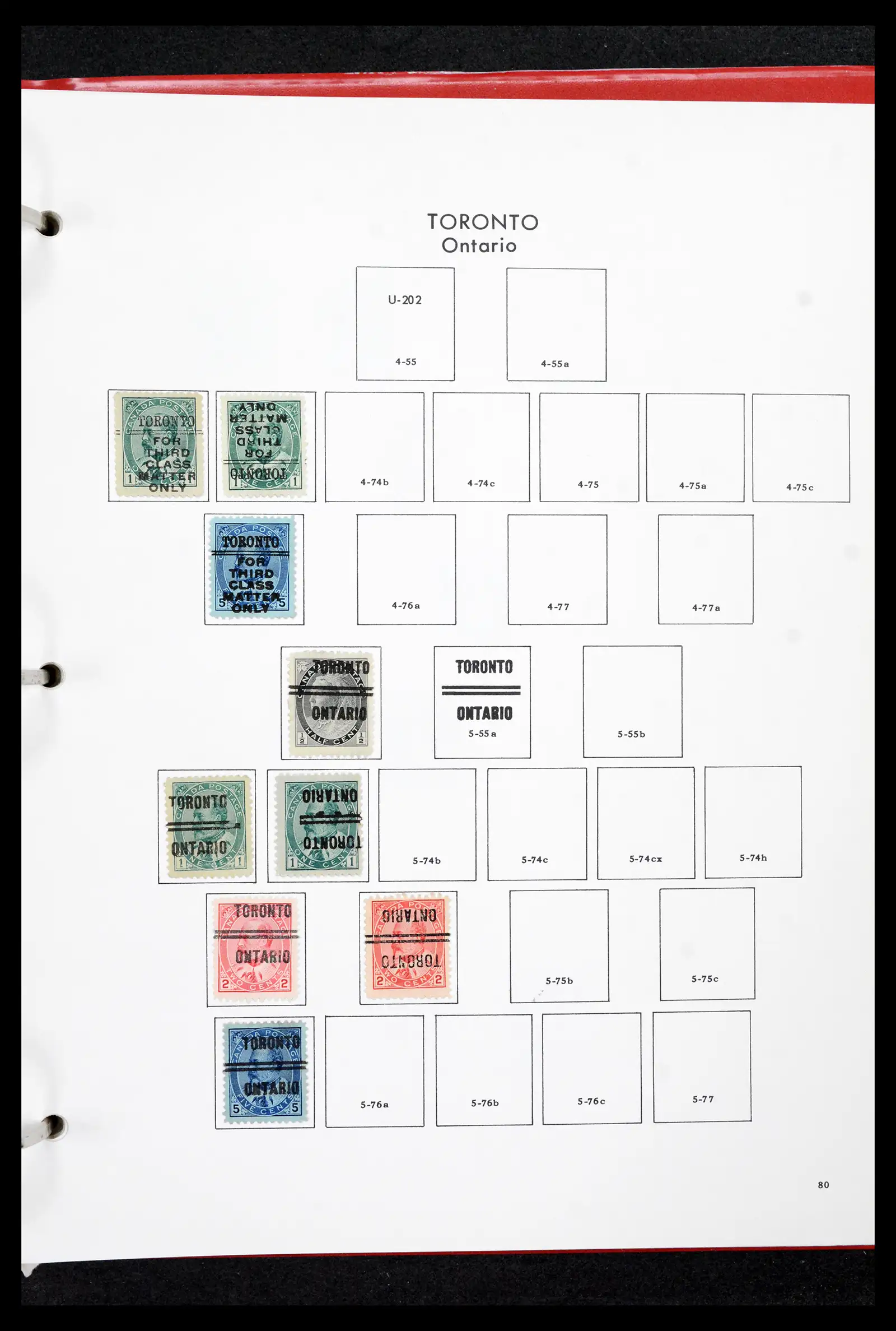 42170 0079 - Stamp collection 42170 Canada pre-cancels 1889-1955.