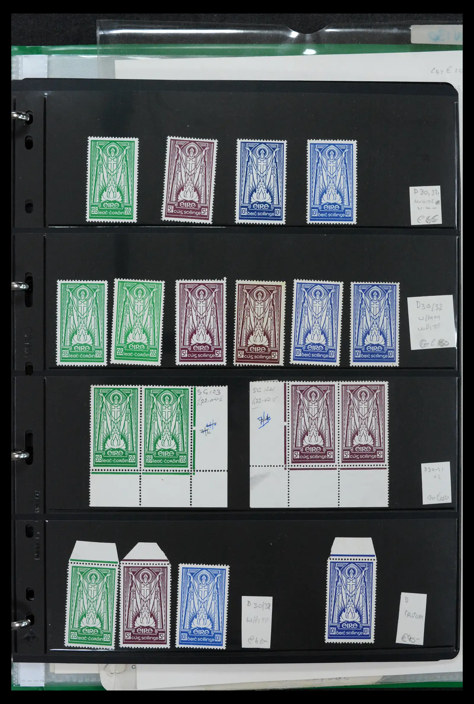 42178 0010 - Postzegelverzameling 42178 Ierland langlopende uitgaven 1922-2001.