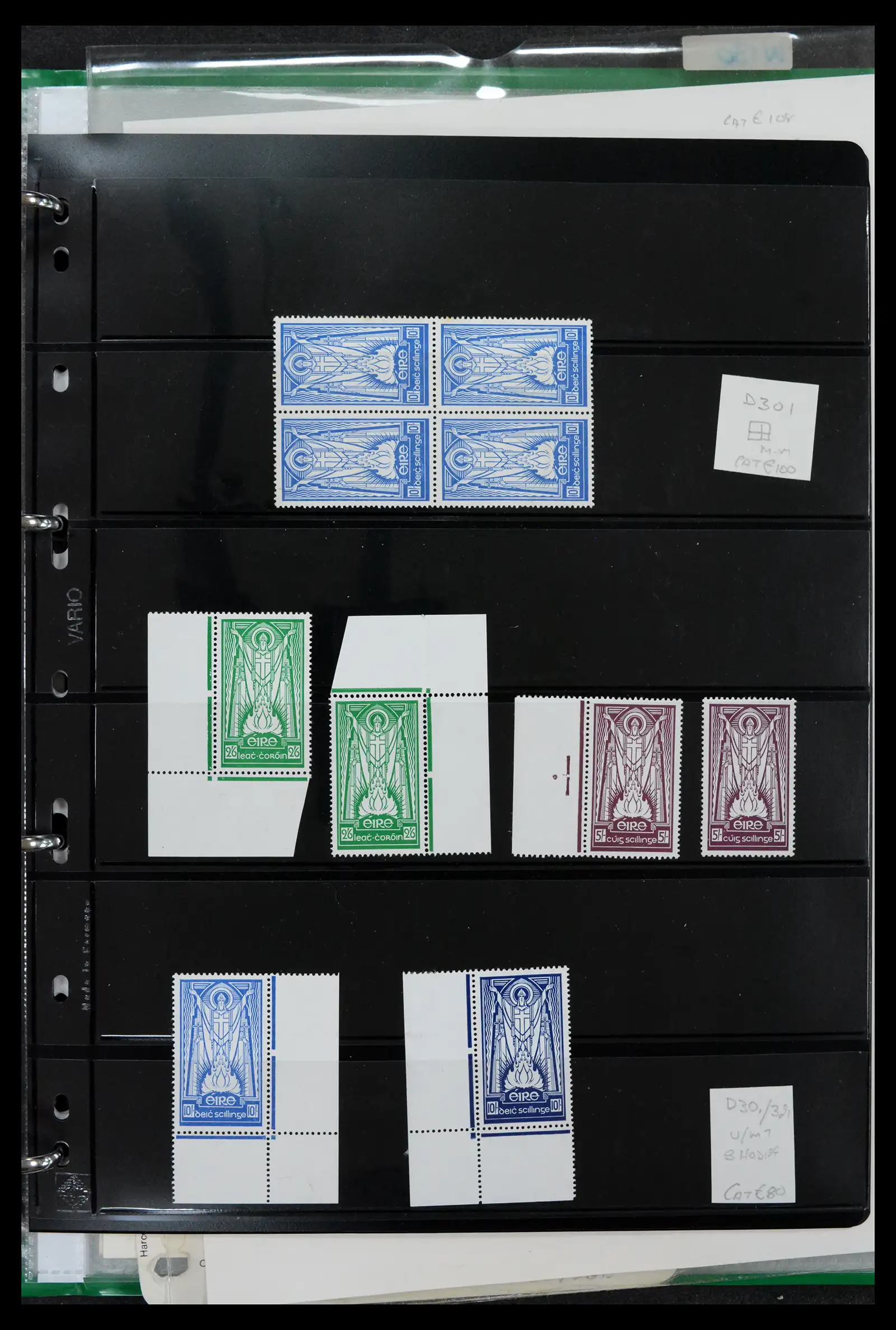42178 0017 - Postzegelverzameling 42178 Ierland langlopende uitgaven 1922-2001.