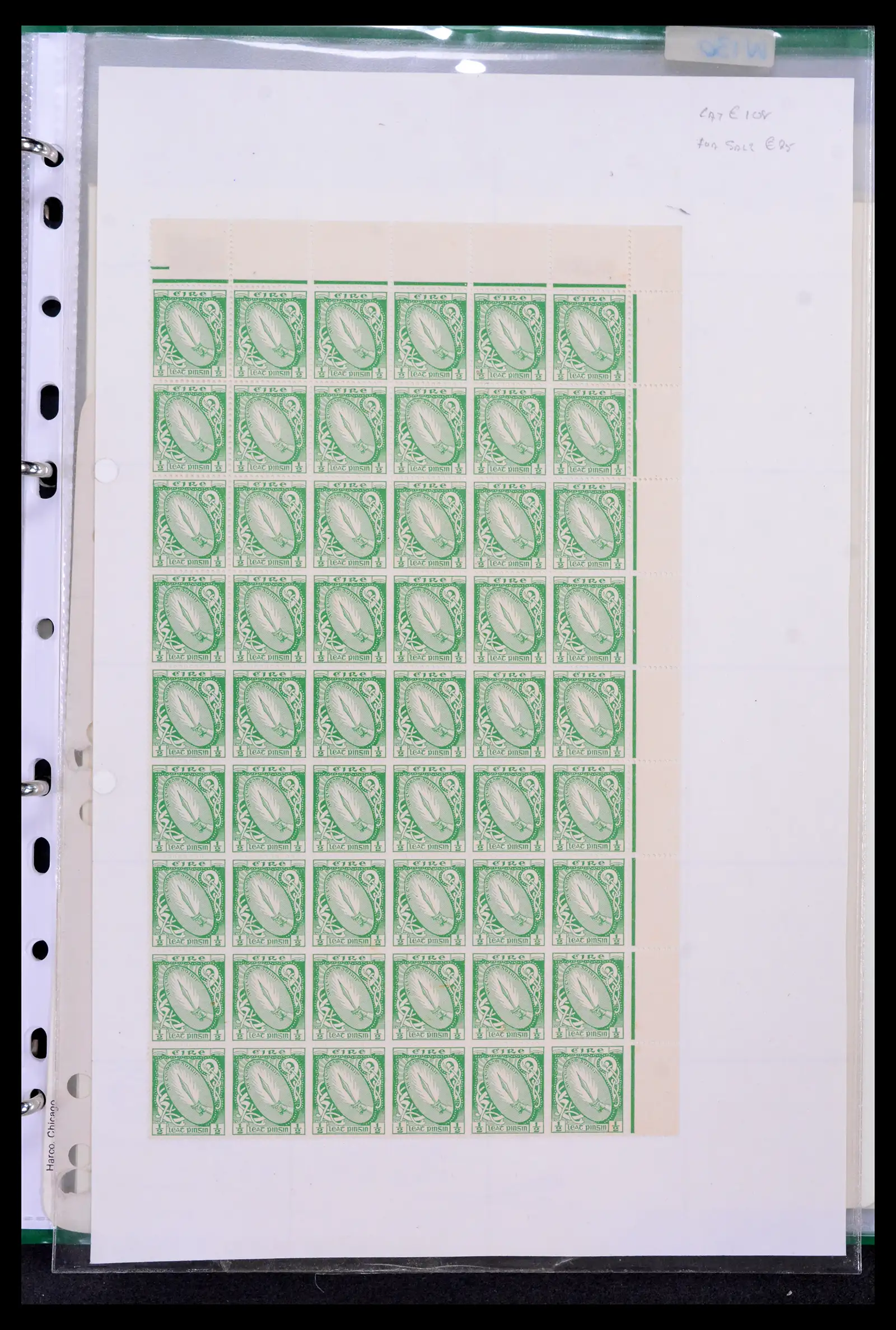 42178 0023 - Postzegelverzameling 42178 Ierland langlopende uitgaven 1922-2001.