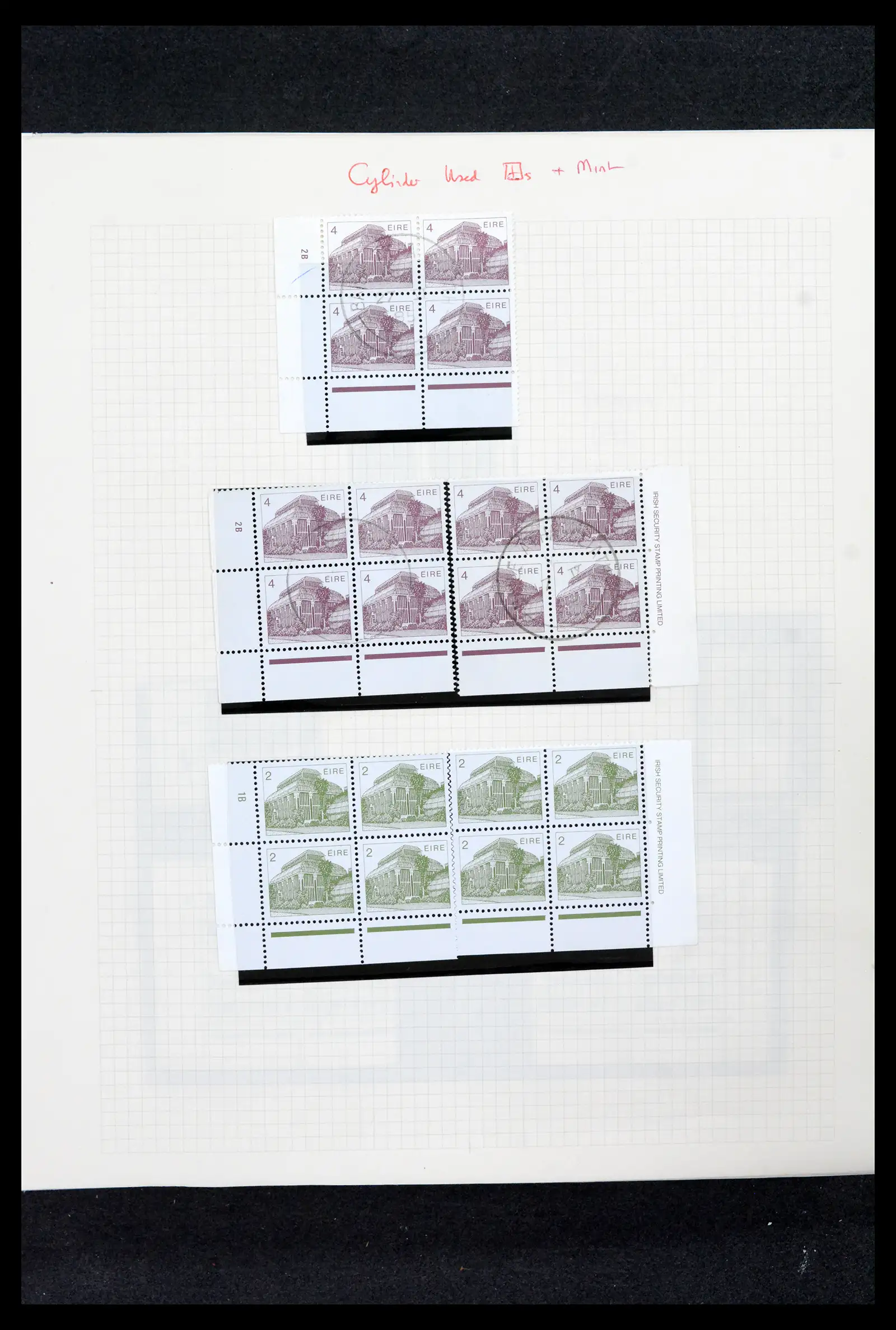 42178 0055 - Postzegelverzameling 42178 Ierland langlopende uitgaven 1922-2001.