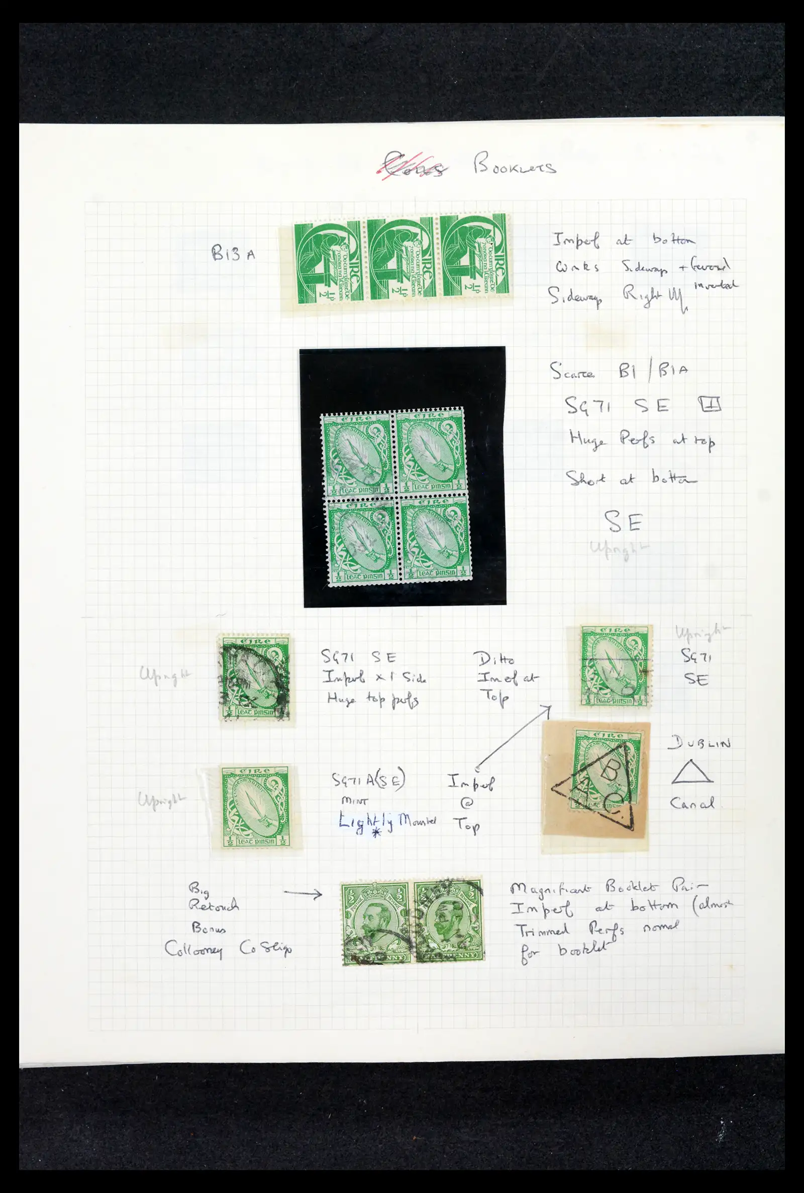 42178 0062 - Postzegelverzameling 42178 Ierland langlopende uitgaven 1922-2001.