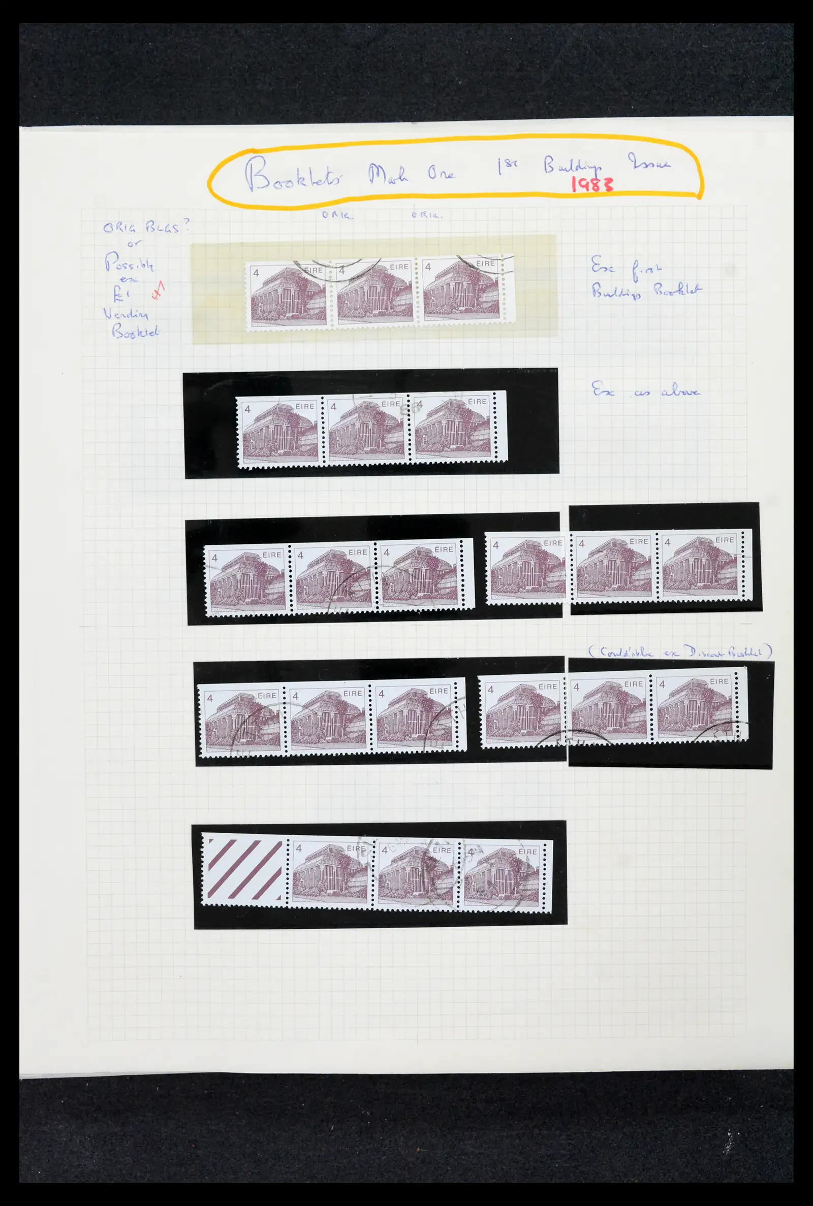 42178 0072 - Postzegelverzameling 42178 Ierland langlopende uitgaven 1922-2001.