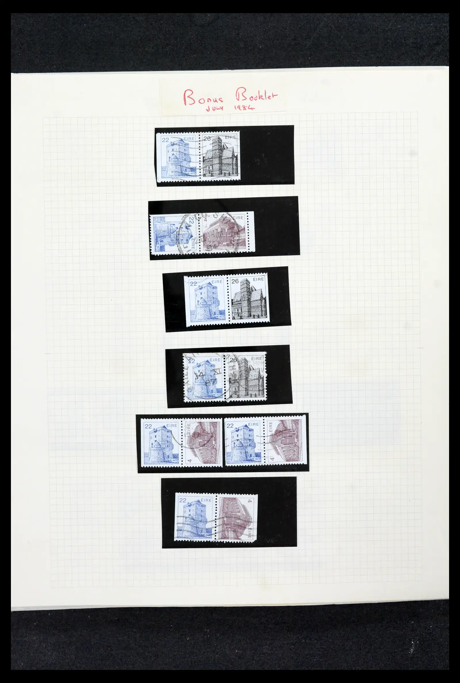 42178 0075 - Postzegelverzameling 42178 Ierland langlopende uitgaven 1922-2001.