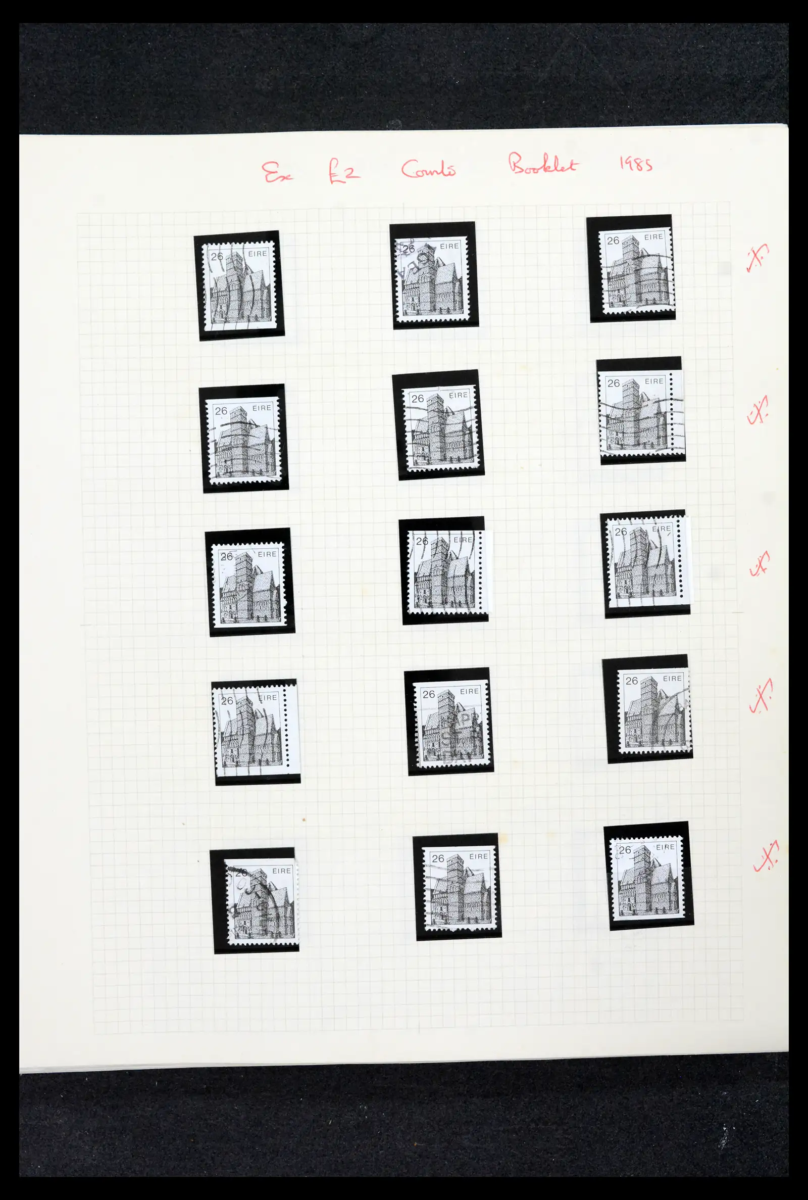 42178 0083 - Postzegelverzameling 42178 Ierland langlopende uitgaven 1922-2001.