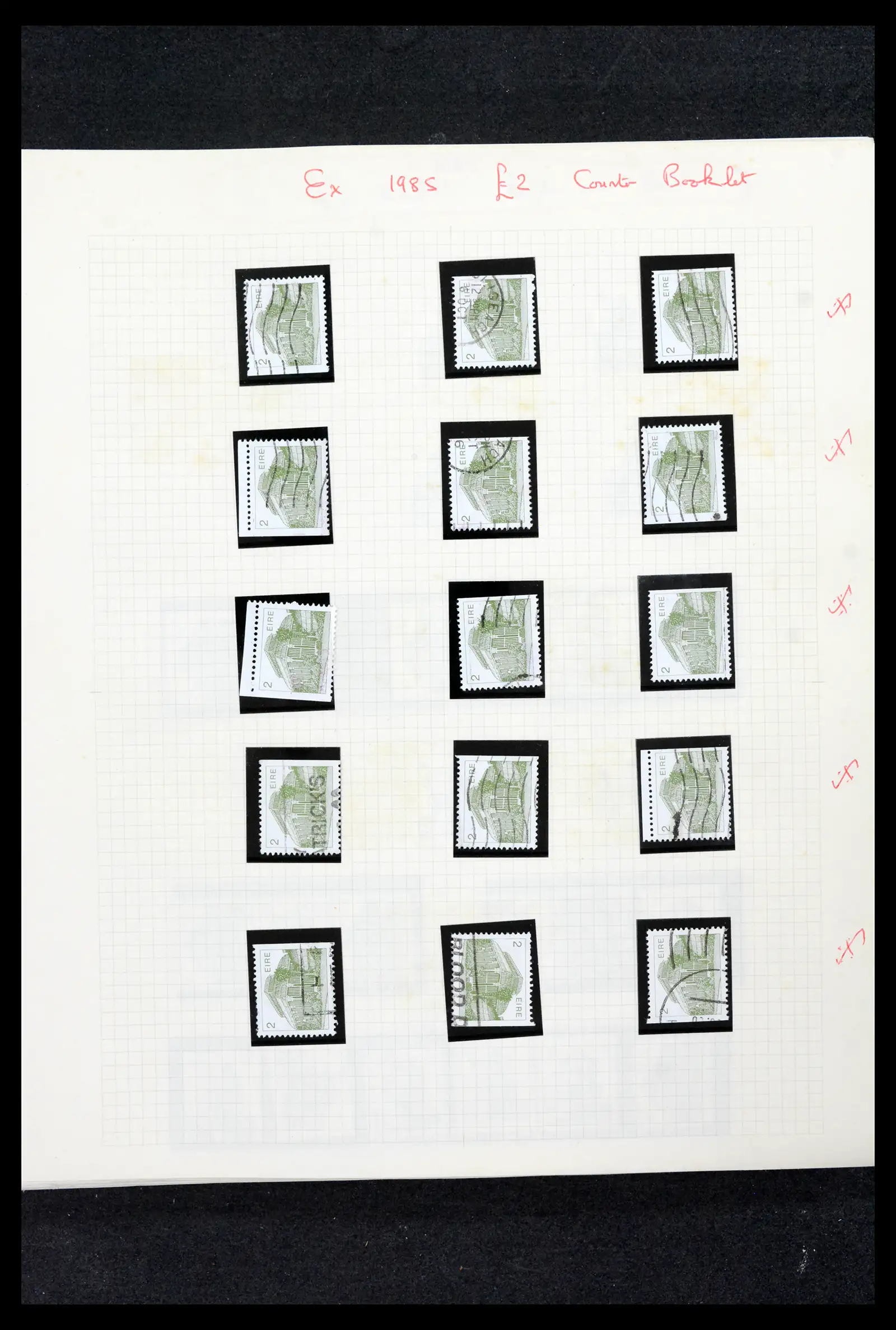 42178 0084 - Postzegelverzameling 42178 Ierland langlopende uitgaven 1922-2001.