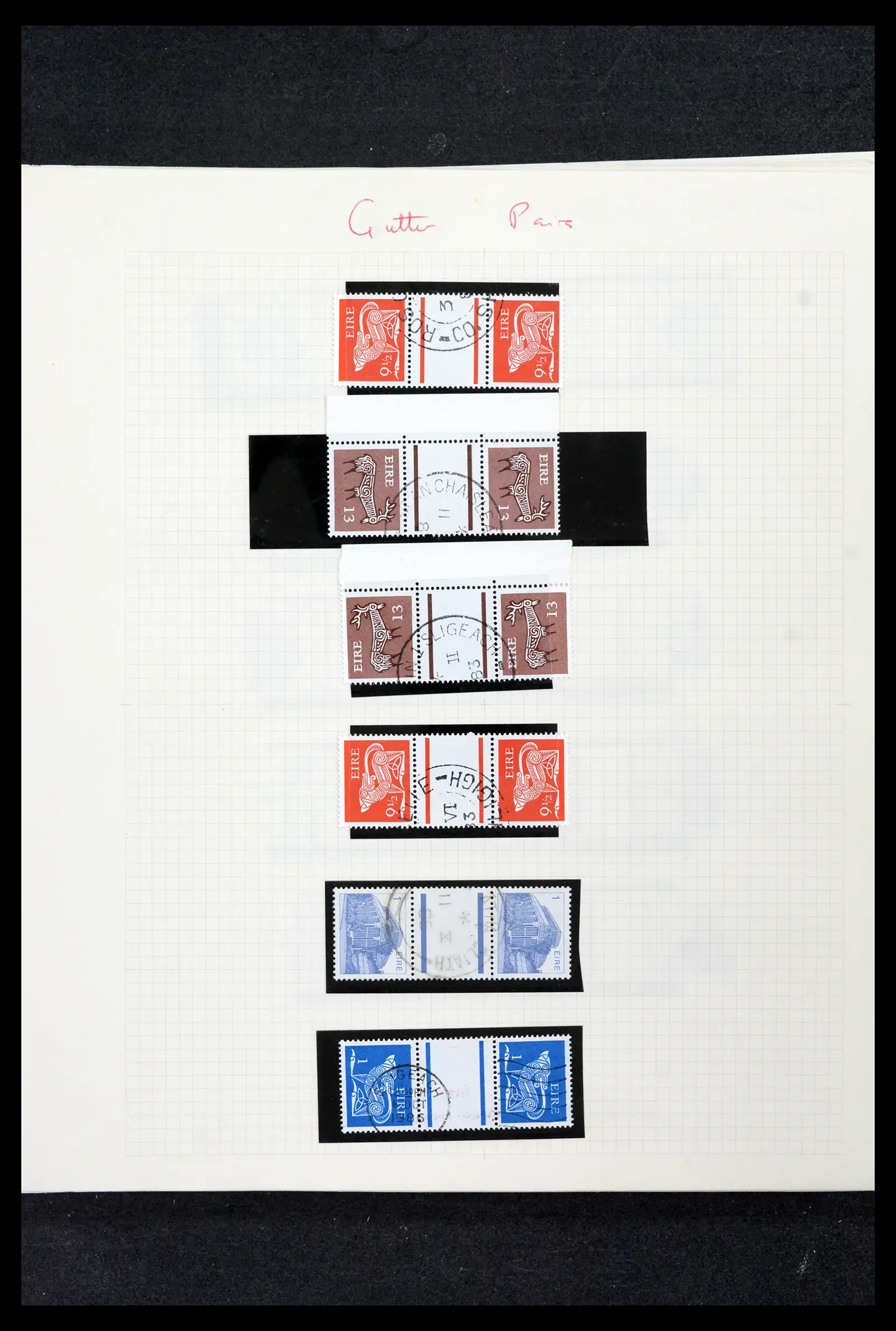42178 0093 - Postzegelverzameling 42178 Ierland langlopende uitgaven 1922-2001.