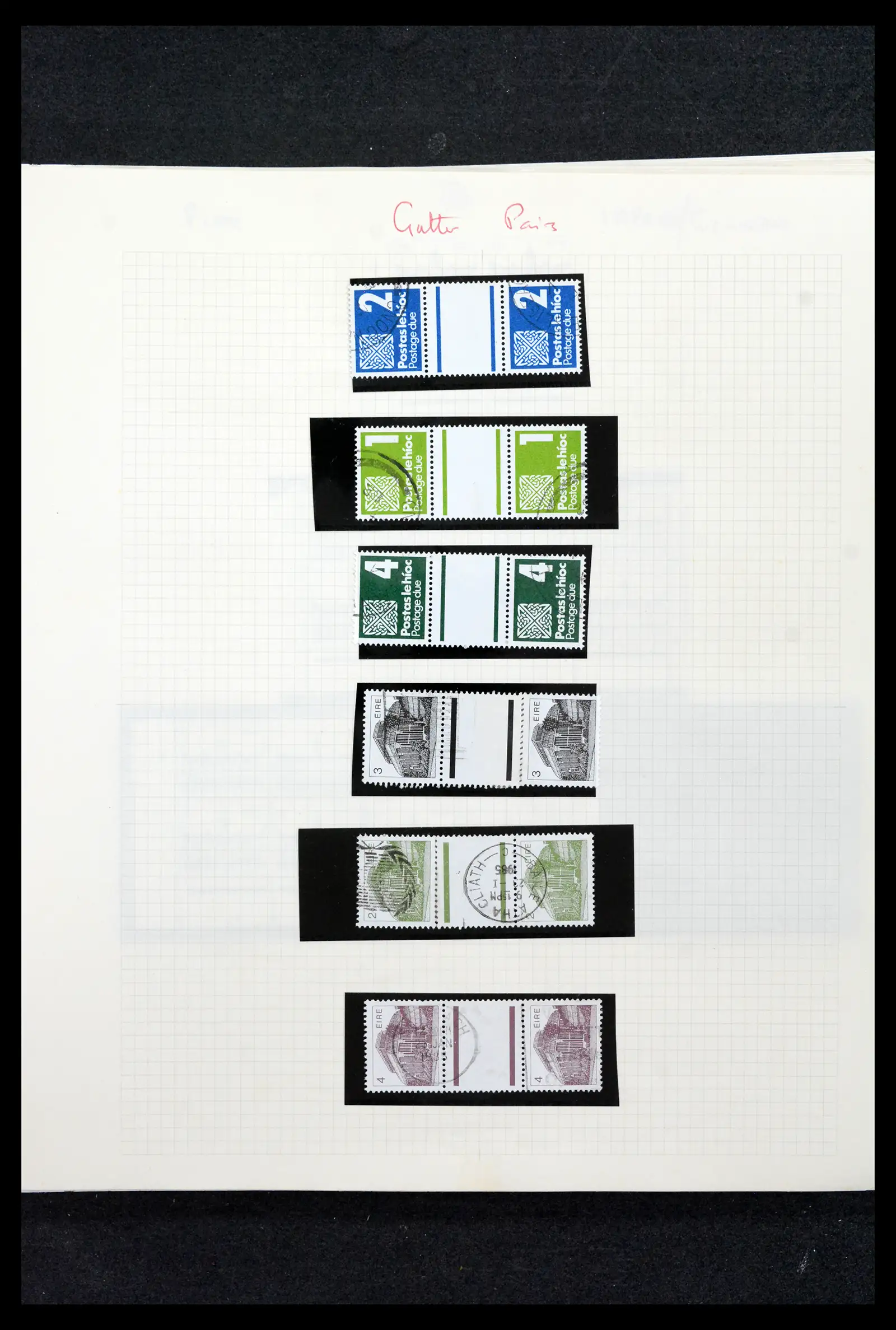 42178 0096 - Postzegelverzameling 42178 Ierland langlopende uitgaven 1922-2001.