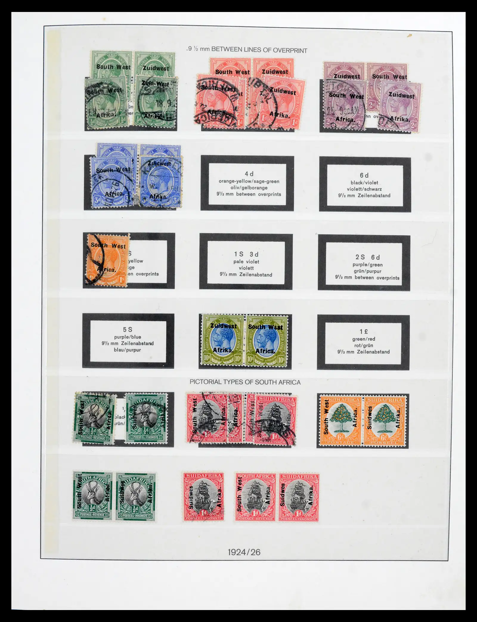 42179 0003 - Postzegelverzameling 42179 South West Africa 1923-1990.
