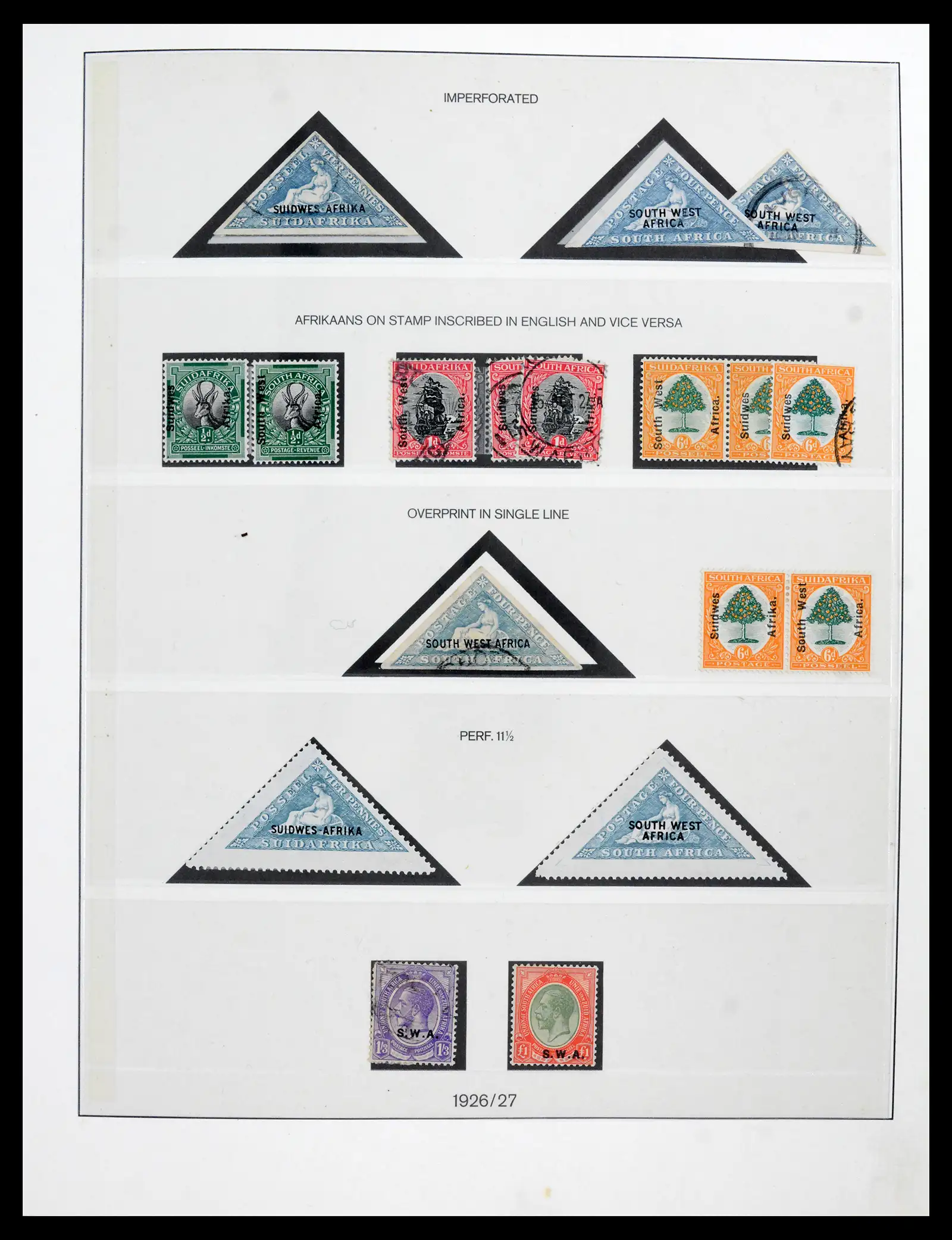 42179 0004 - Postzegelverzameling 42179 South West Africa 1923-1990.