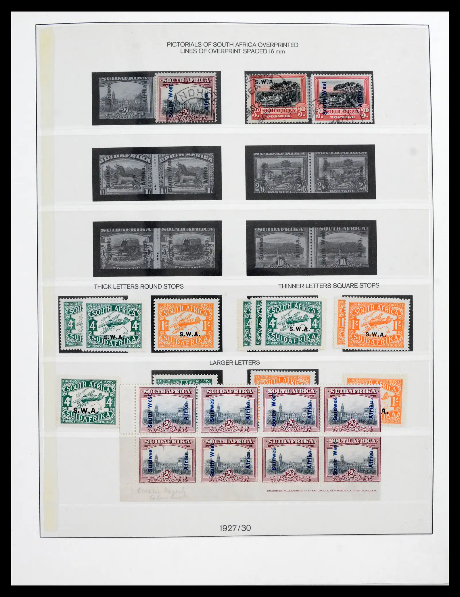 42179 0005 - Postzegelverzameling 42179 South West Africa 1923-1990.