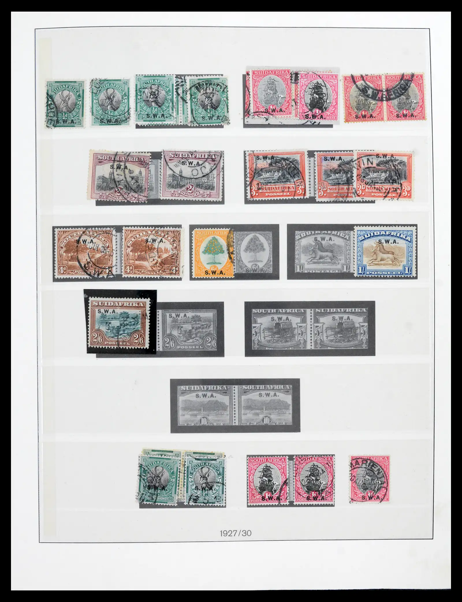42179 0006 - Postzegelverzameling 42179 South West Africa 1923-1990.