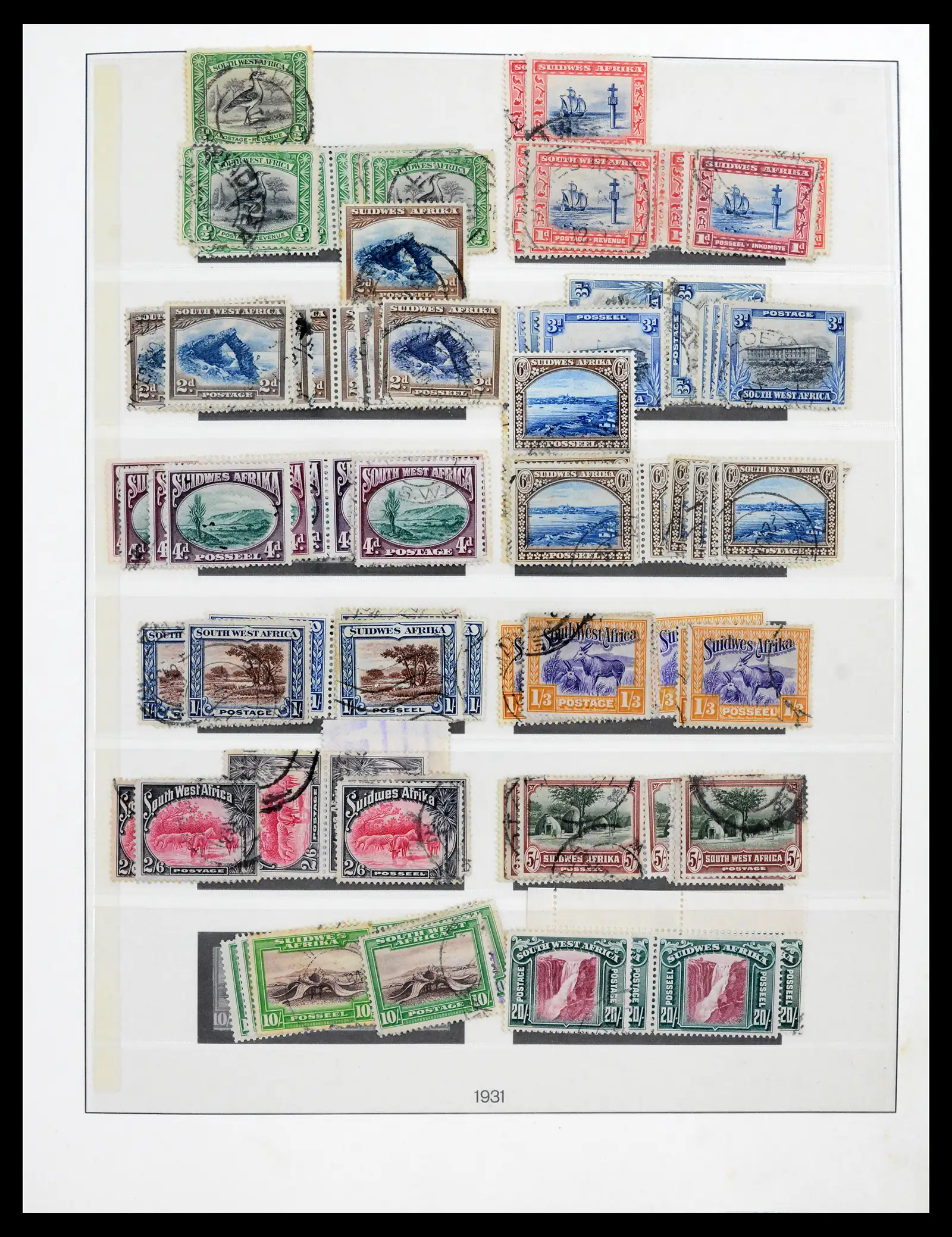 42179 0007 - Postzegelverzameling 42179 South West Africa 1923-1990.