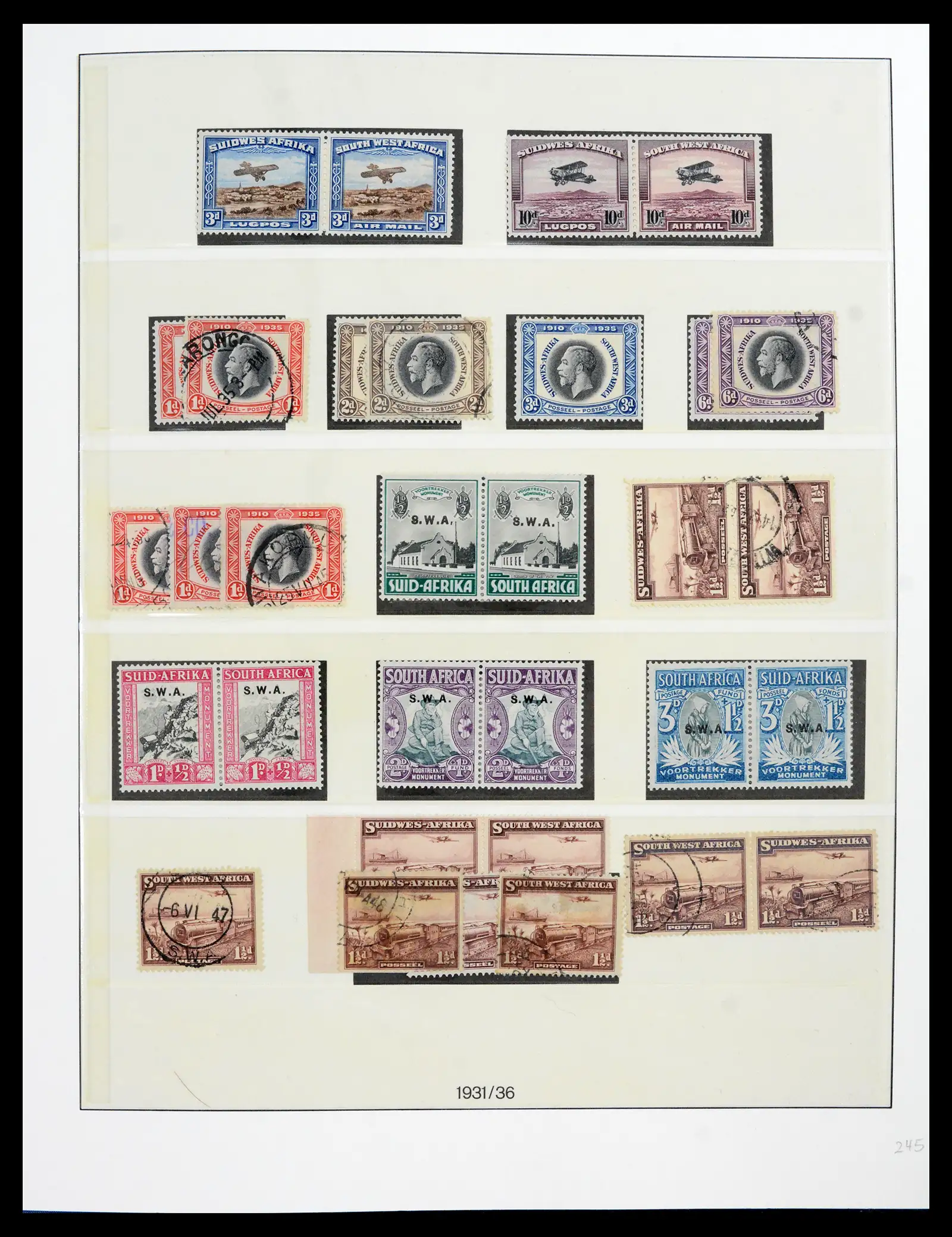 42179 0008 - Postzegelverzameling 42179 South West Africa 1923-1990.