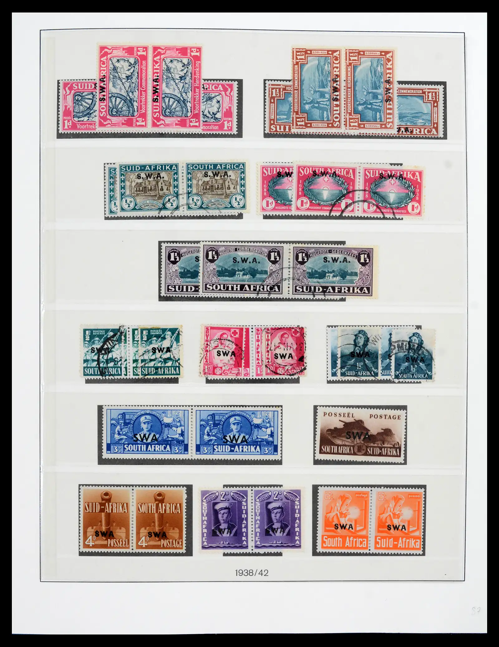 42179 0010 - Postzegelverzameling 42179 South West Africa 1923-1990.