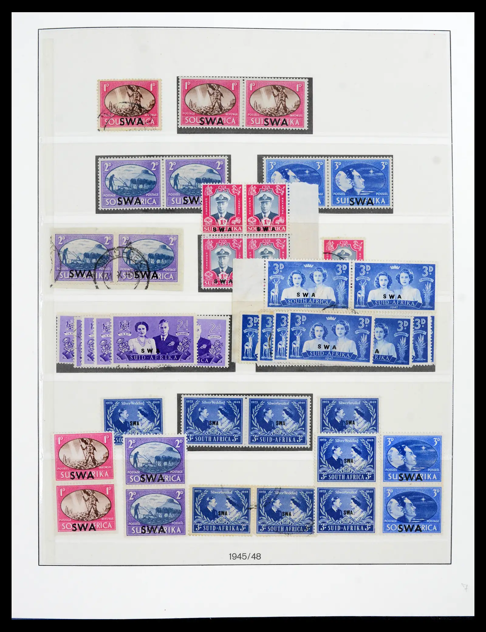 42179 0012 - Postzegelverzameling 42179 South West Africa 1923-1990.