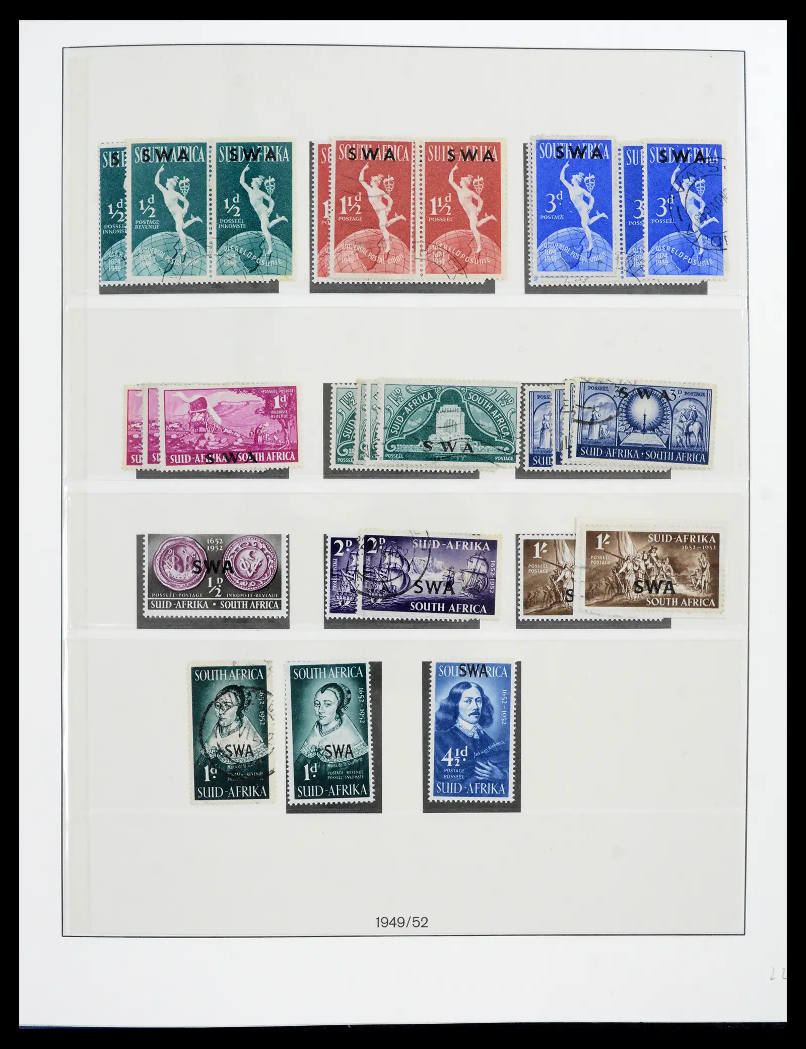 42179 0013 - Postzegelverzameling 42179 South West Africa 1923-1990.