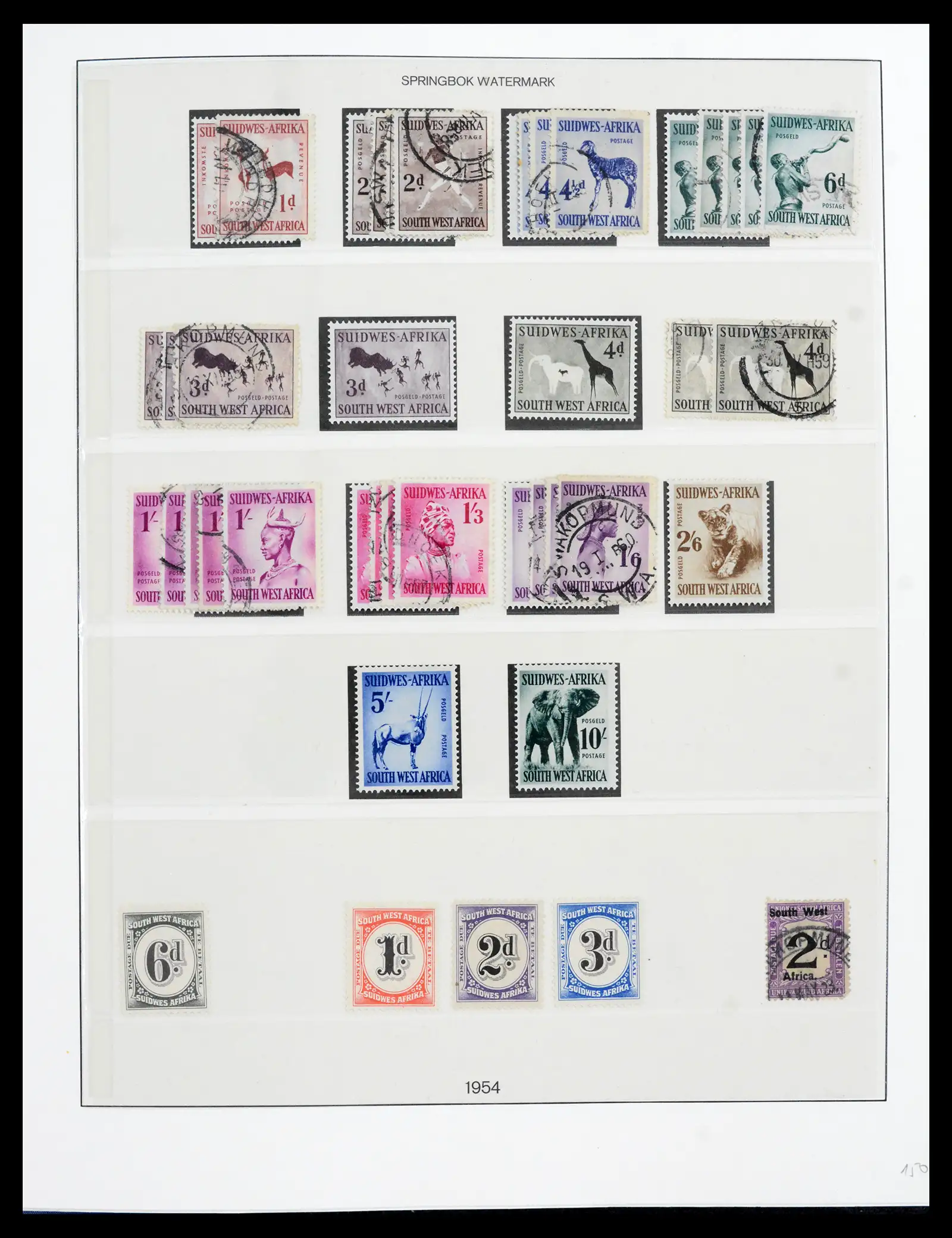 42179 0015 - Postzegelverzameling 42179 South West Africa 1923-1990.