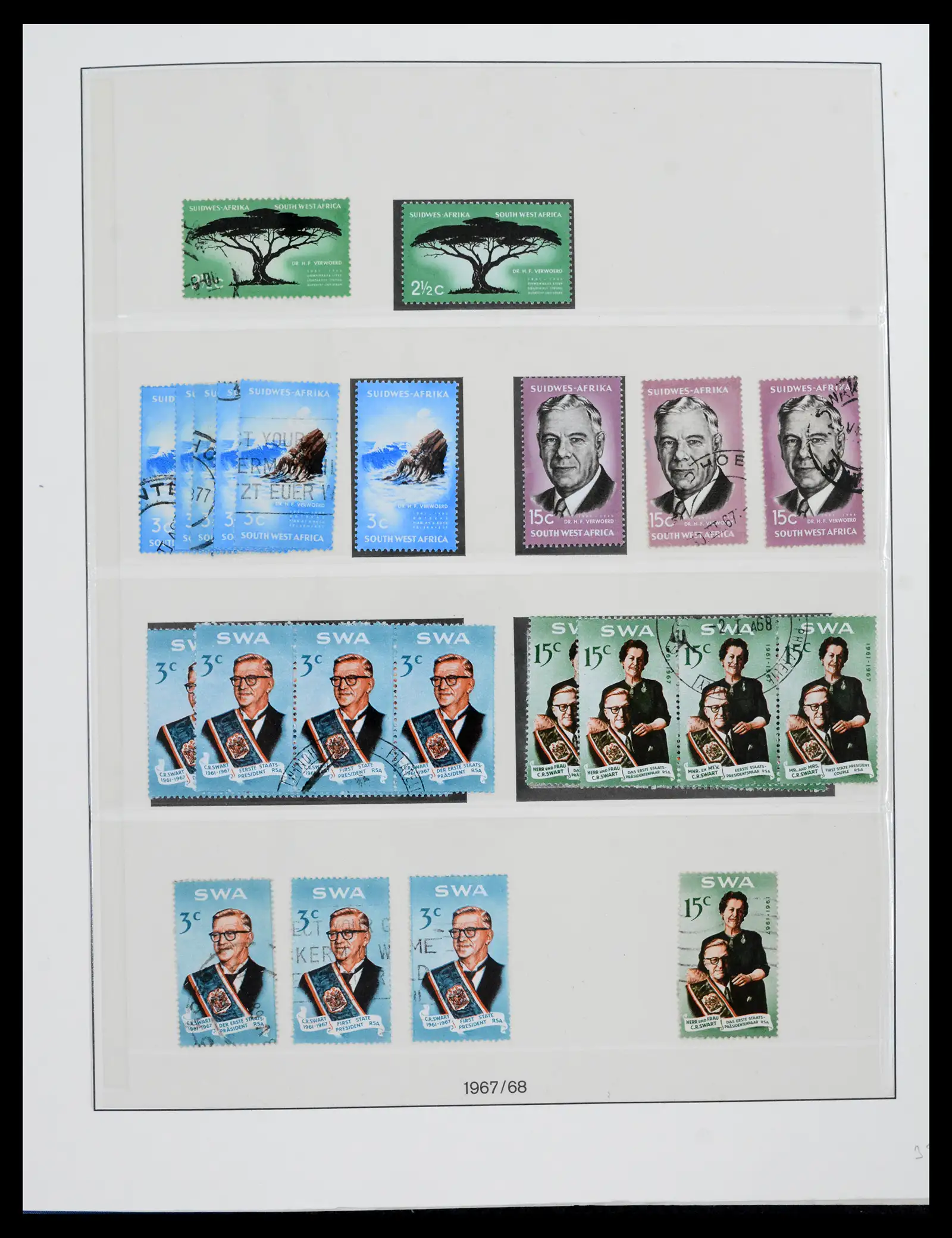 42179 0019 - Postzegelverzameling 42179 South West Africa 1923-1990.