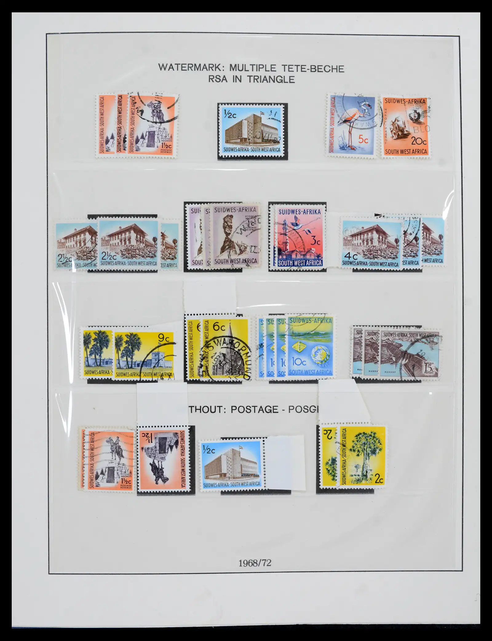 42179 0020 - Postzegelverzameling 42179 South West Africa 1923-1990.