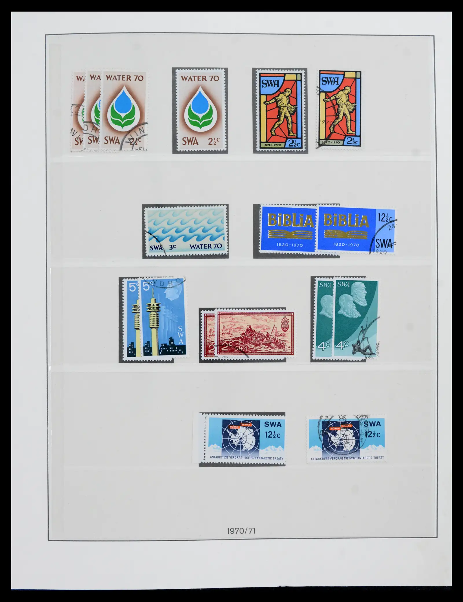 42179 0021 - Postzegelverzameling 42179 South West Africa 1923-1990.