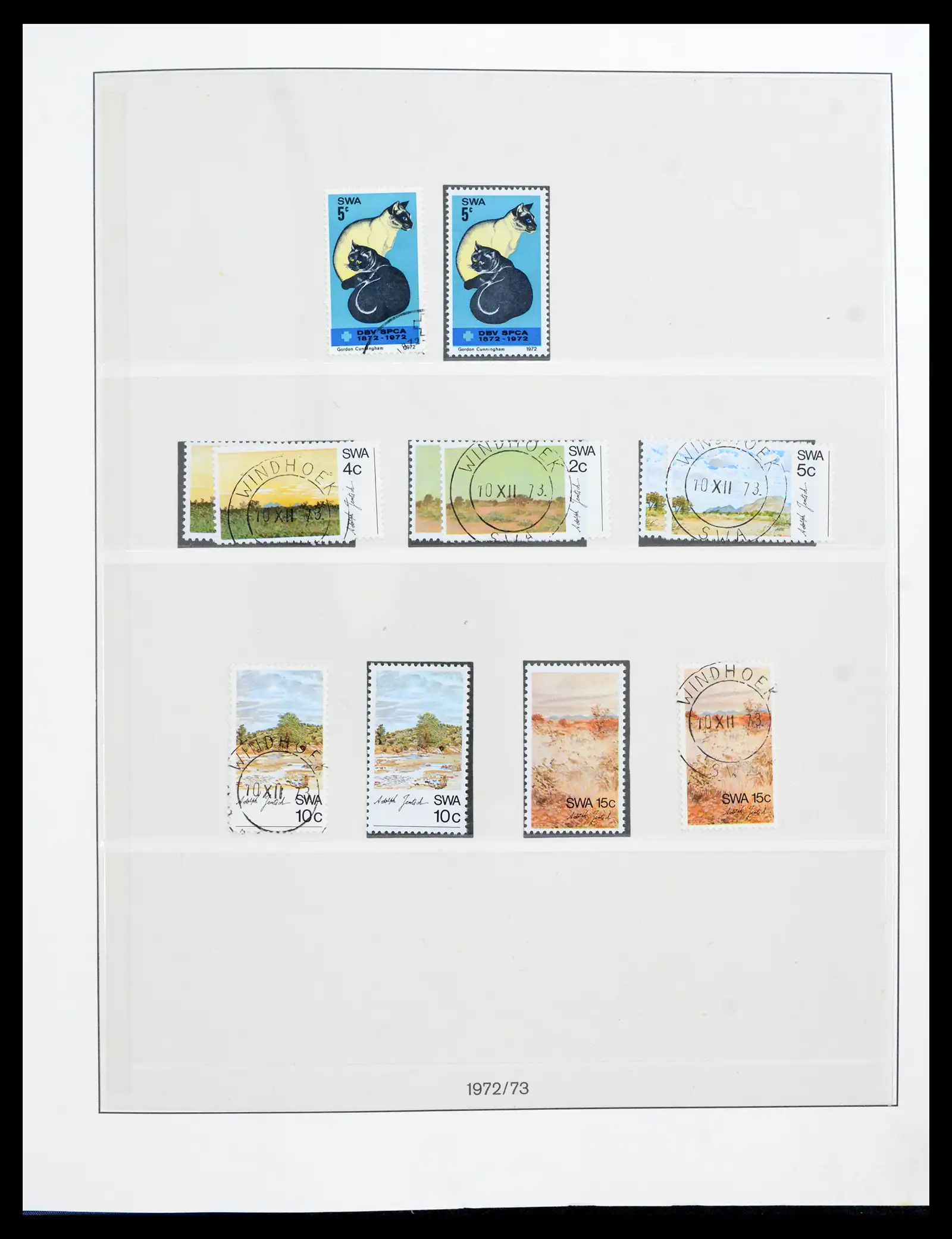 42179 0022 - Postzegelverzameling 42179 South West Africa 1923-1990.