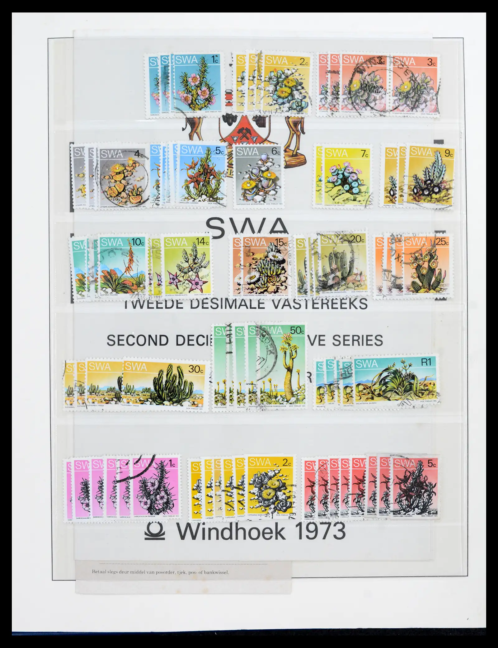 42179 0023 - Postzegelverzameling 42179 South West Africa 1923-1990.