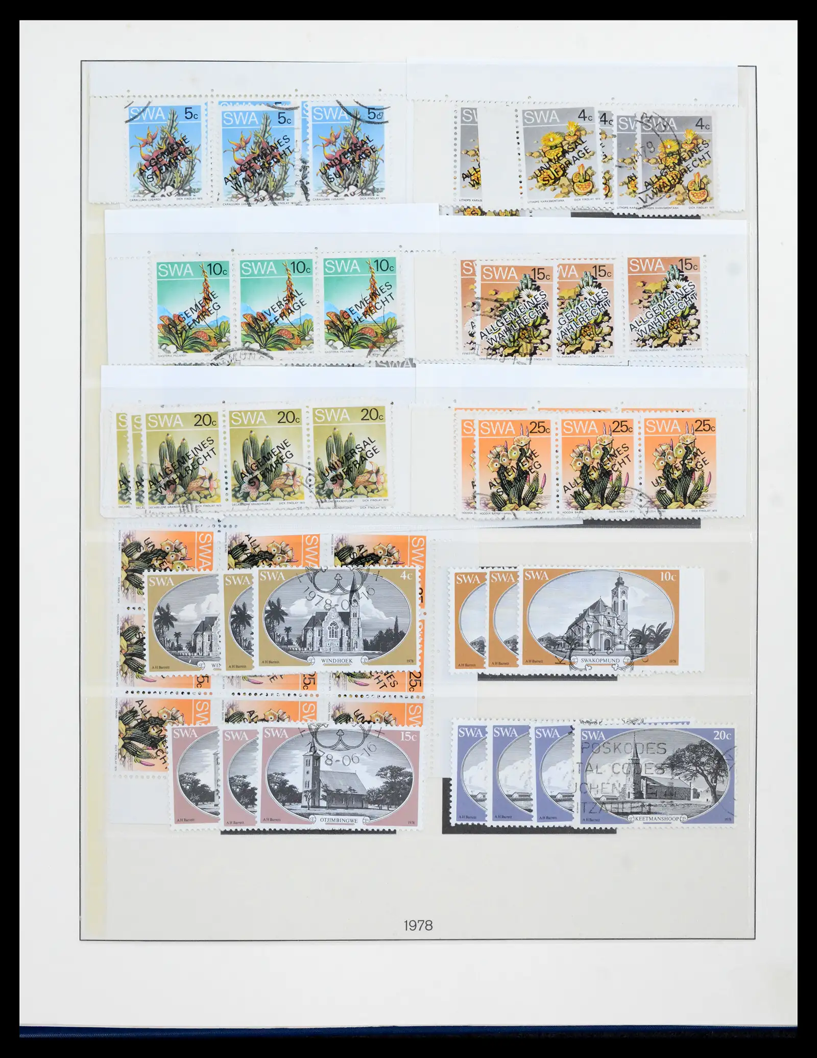 42179 0032 - Postzegelverzameling 42179 South West Africa 1923-1990.