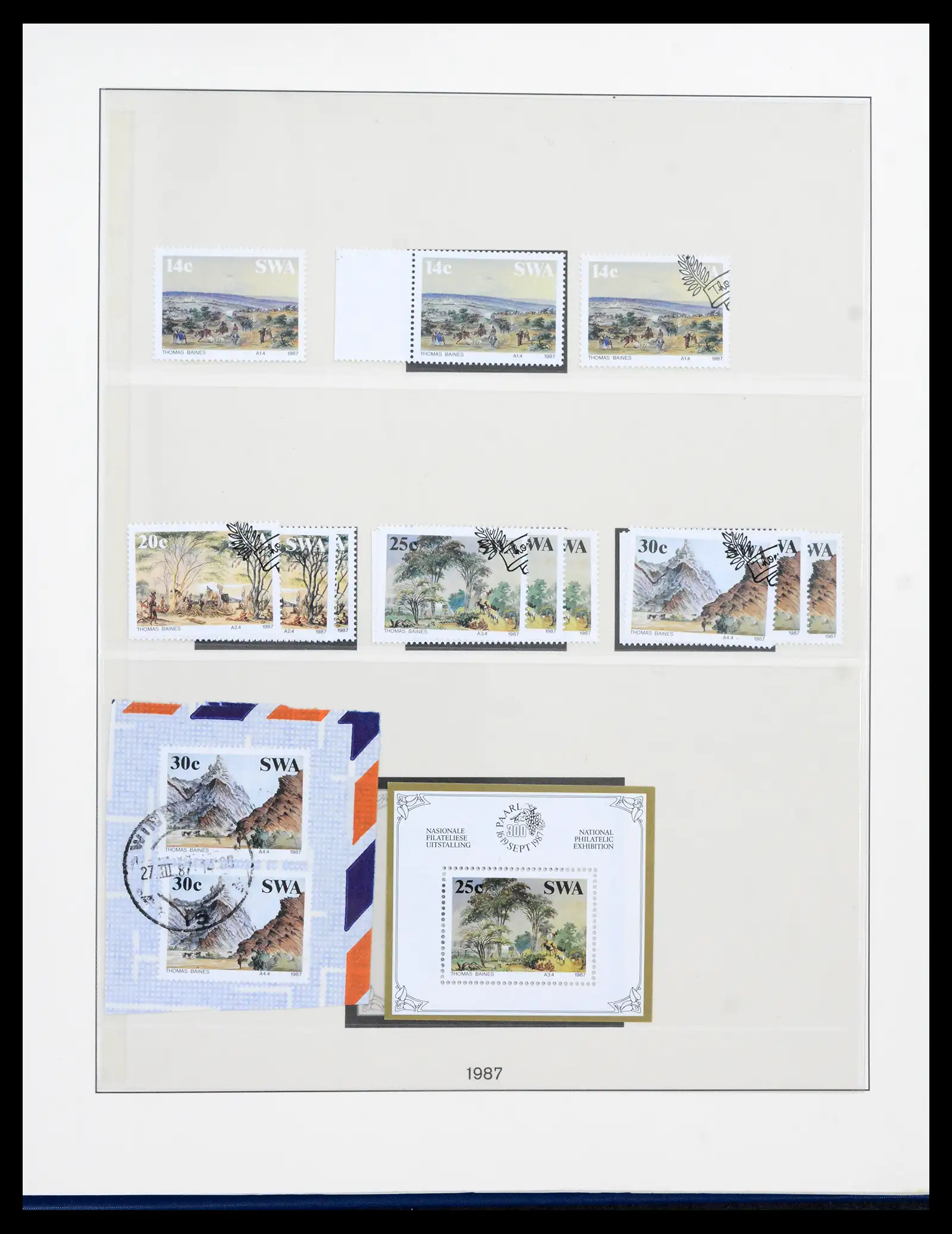 42179 0051 - Postzegelverzameling 42179 South West Africa 1923-1990.