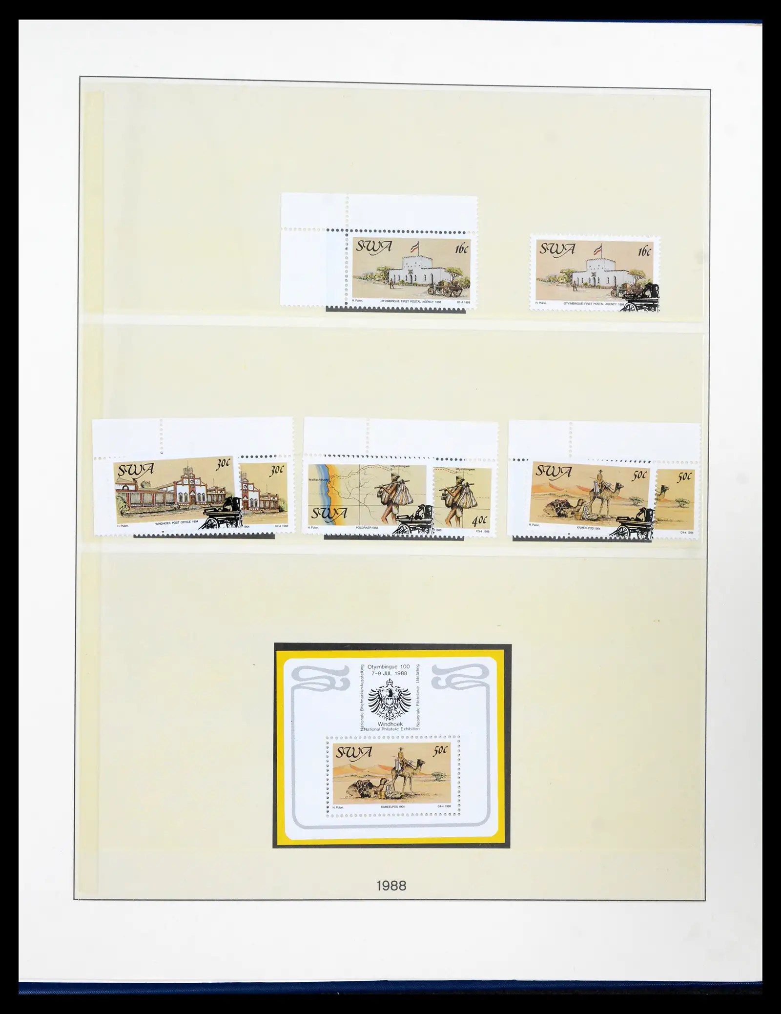 42179 0055 - Postzegelverzameling 42179 South West Africa 1923-1990.