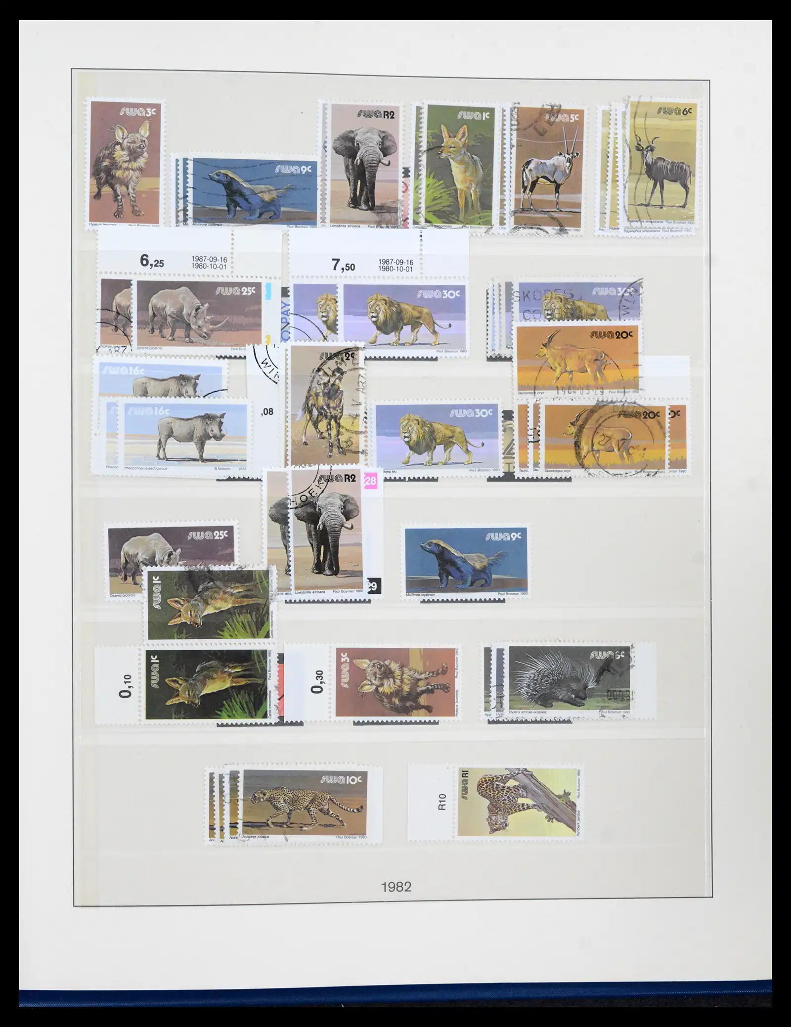 42179 0060 - Postzegelverzameling 42179 South West Africa 1923-1990.