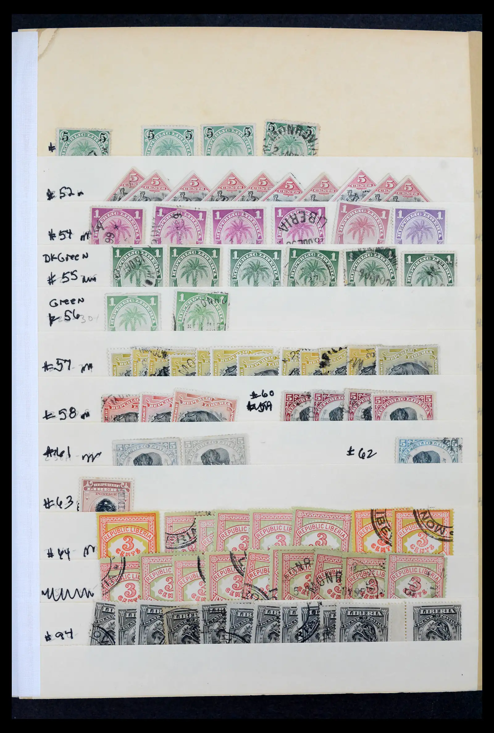 42182 0004 - Stamp collection 42182 Liberia 1860-1988.