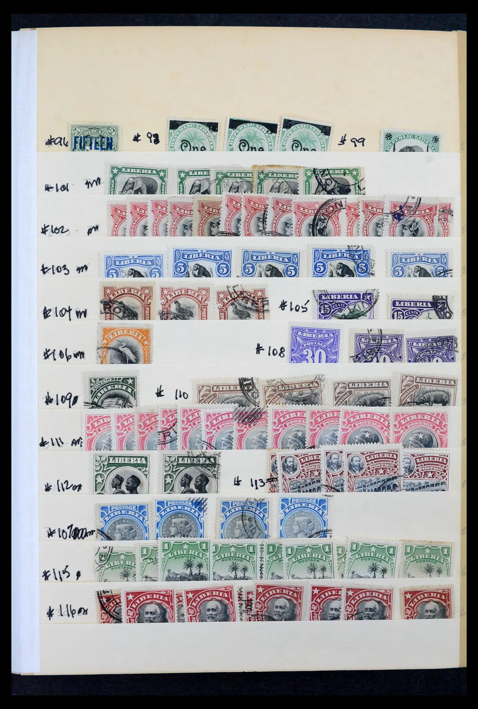 42182 0005 - Stamp collection 42182 Liberia 1860-1988.