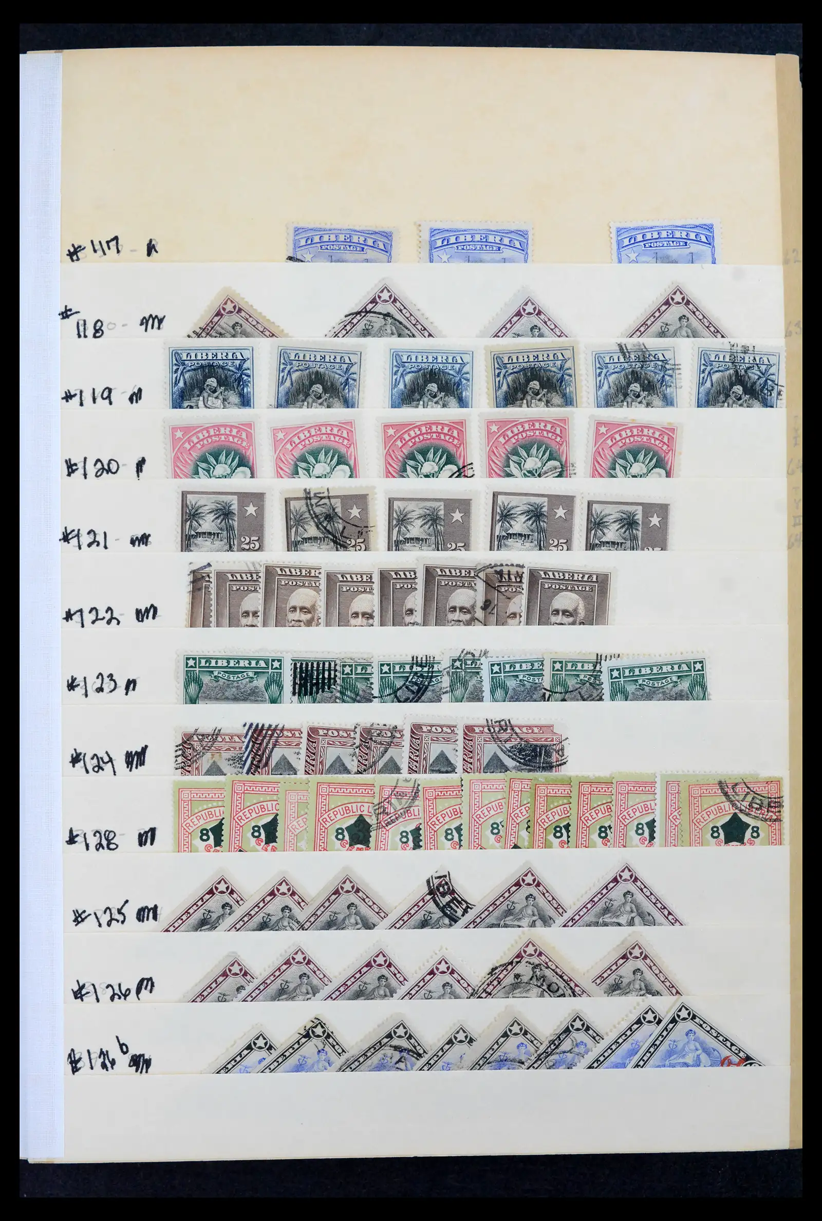 42182 0006 - Stamp collection 42182 Liberia 1860-1988.