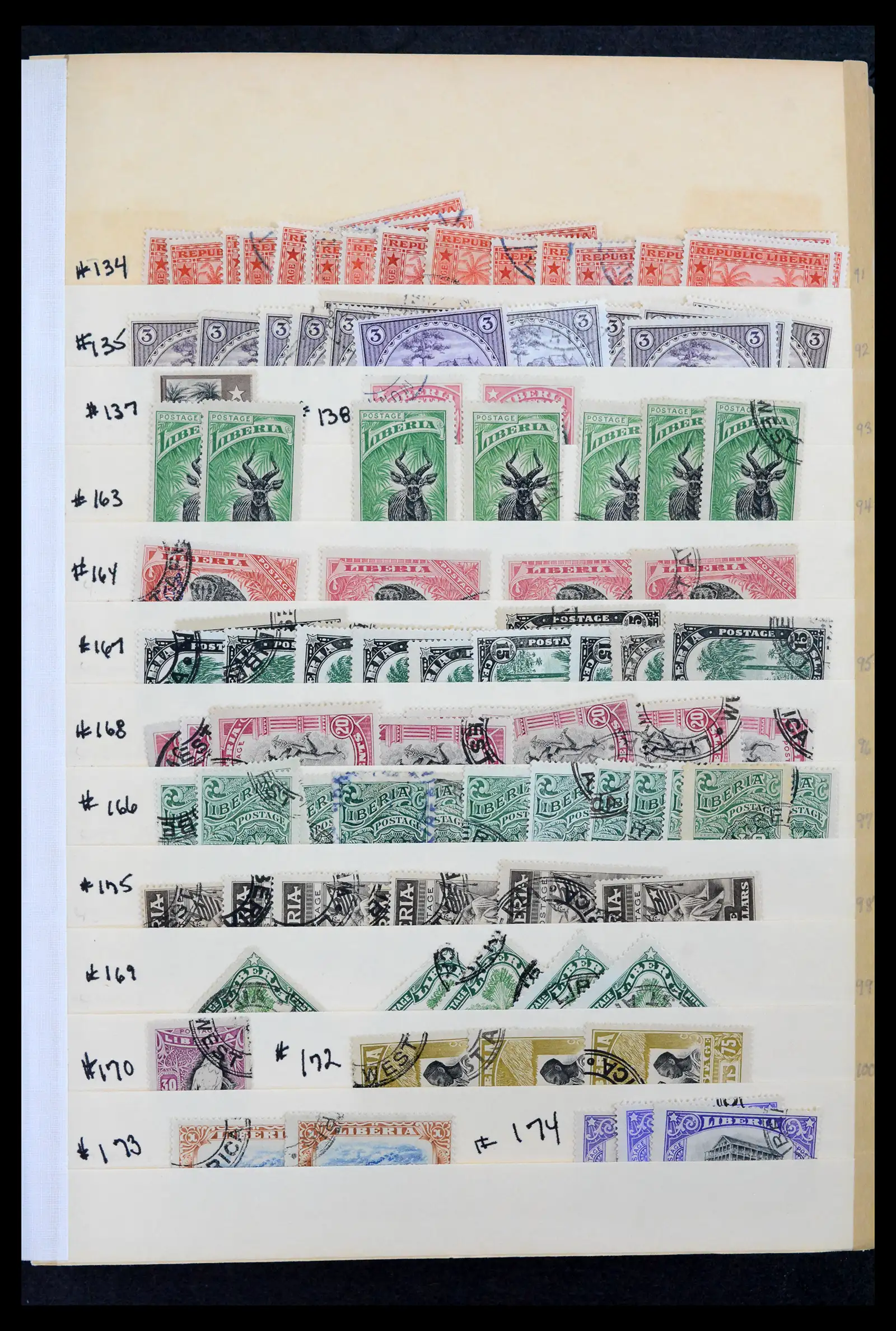 42182 0007 - Stamp collection 42182 Liberia 1860-1988.