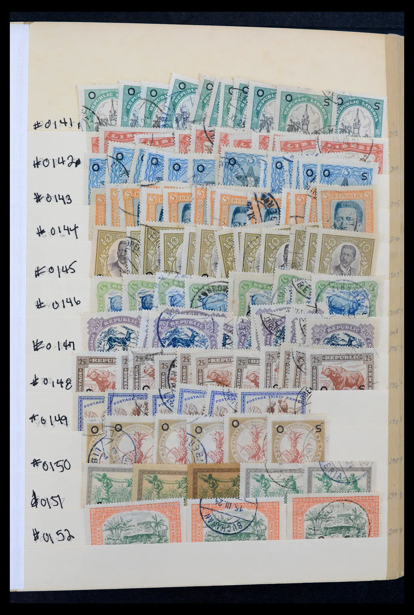 42182 0017 - Stamp collection 42182 Liberia 1860-1988.