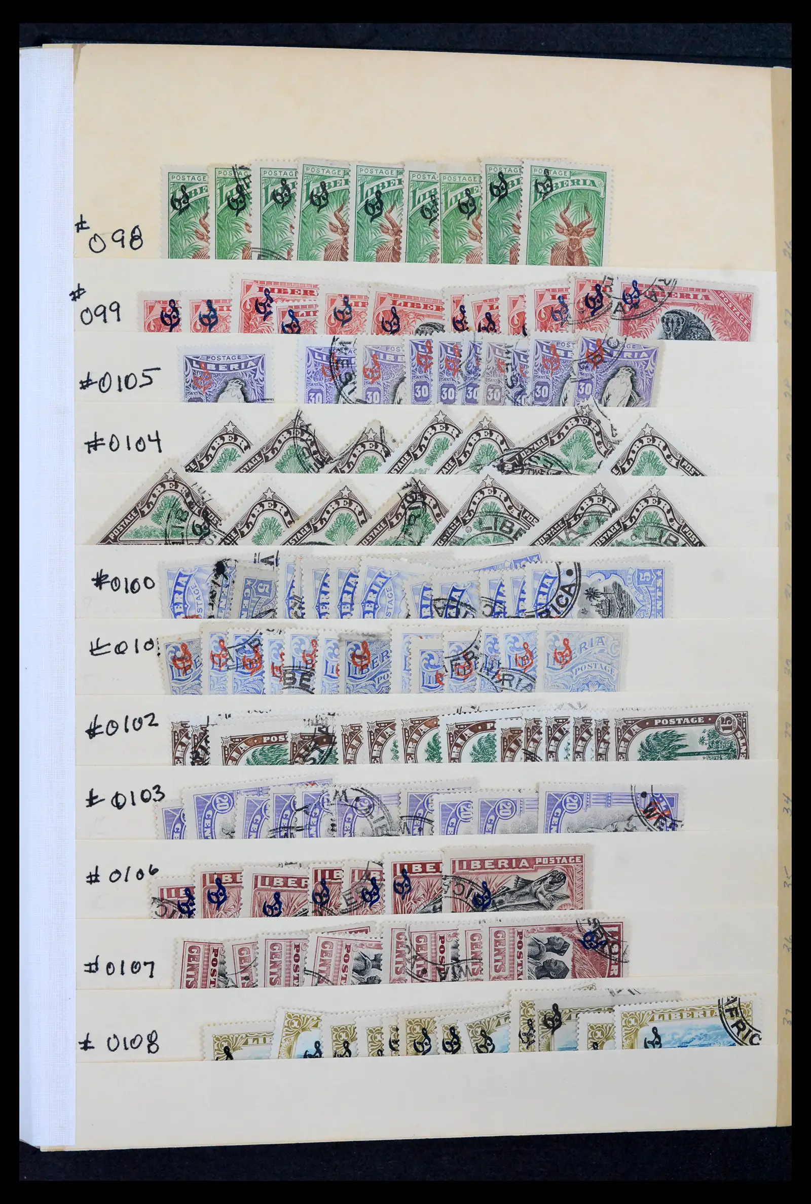42182 0023 - Stamp collection 42182 Liberia 1860-1988.