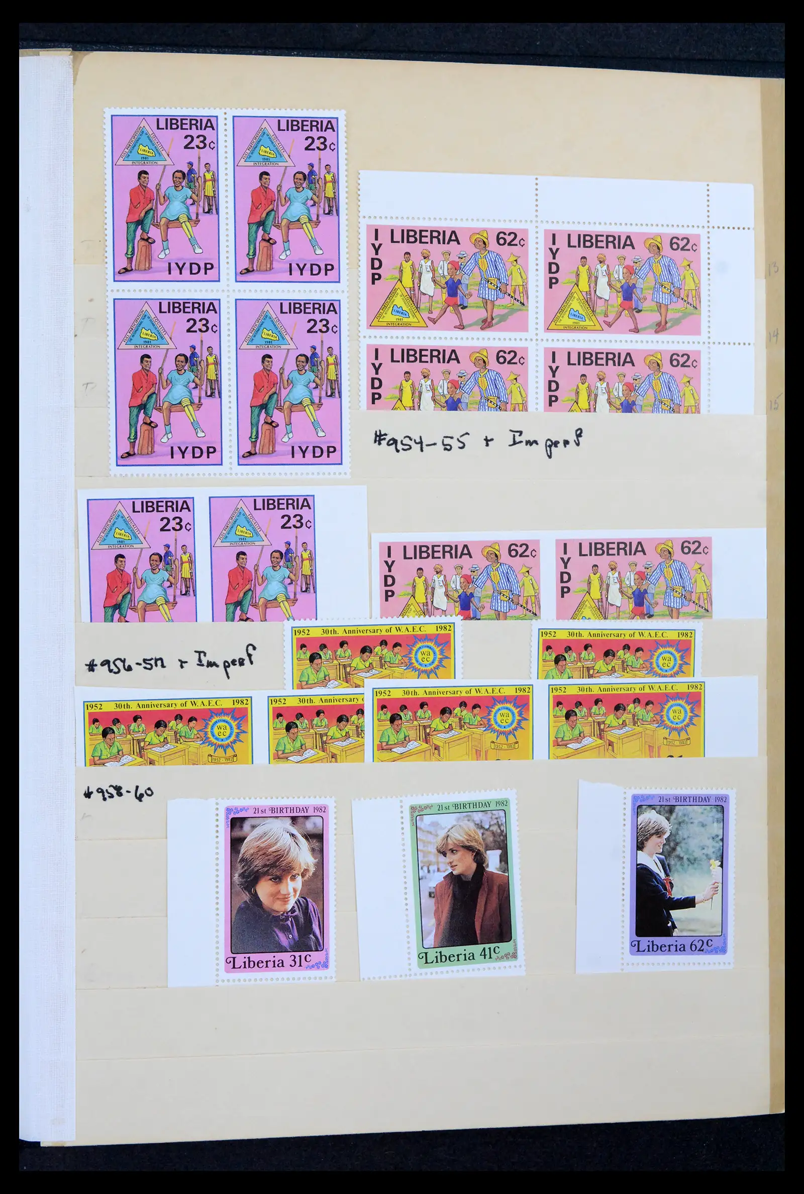 42182 0030 - Stamp collection 42182 Liberia 1860-1988.