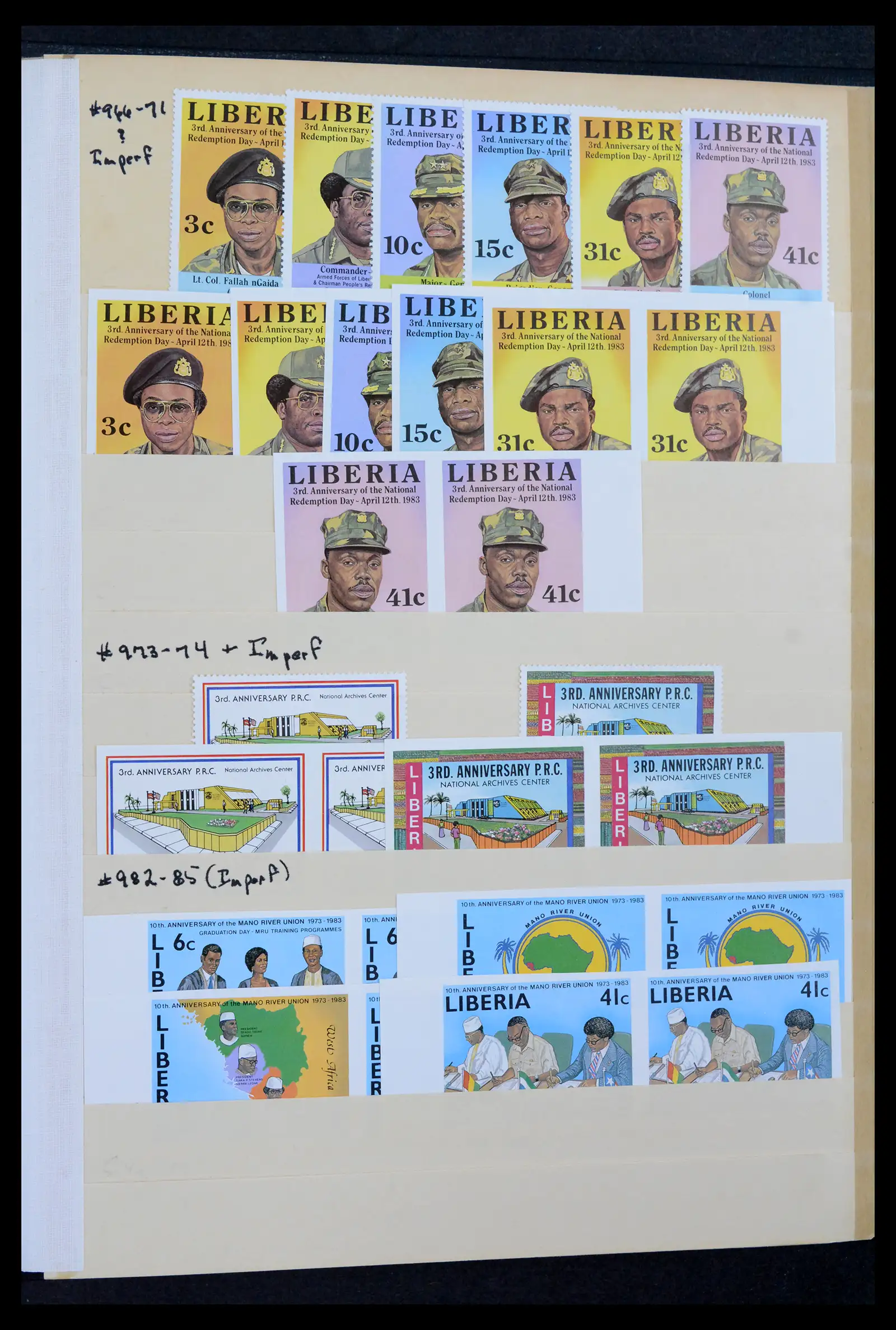 42182 0031 - Stamp collection 42182 Liberia 1860-1988.