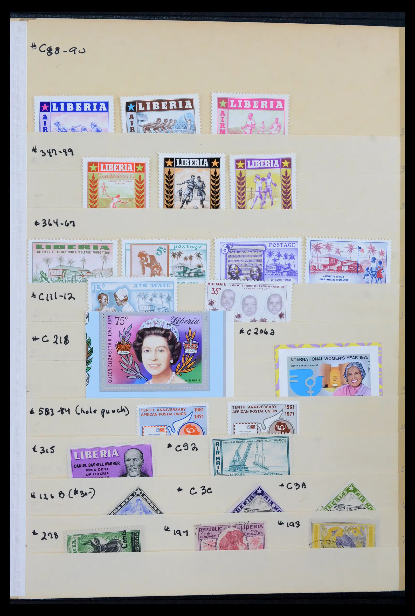 42182 0036 - Stamp collection 42182 Liberia 1860-1988.