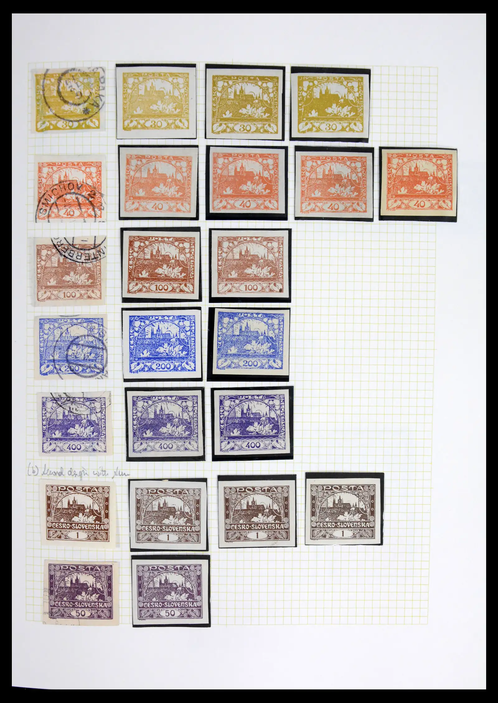 42183 0002 - Postzegelverzameling 42183 Tsjechoslowakije 1918-1961.