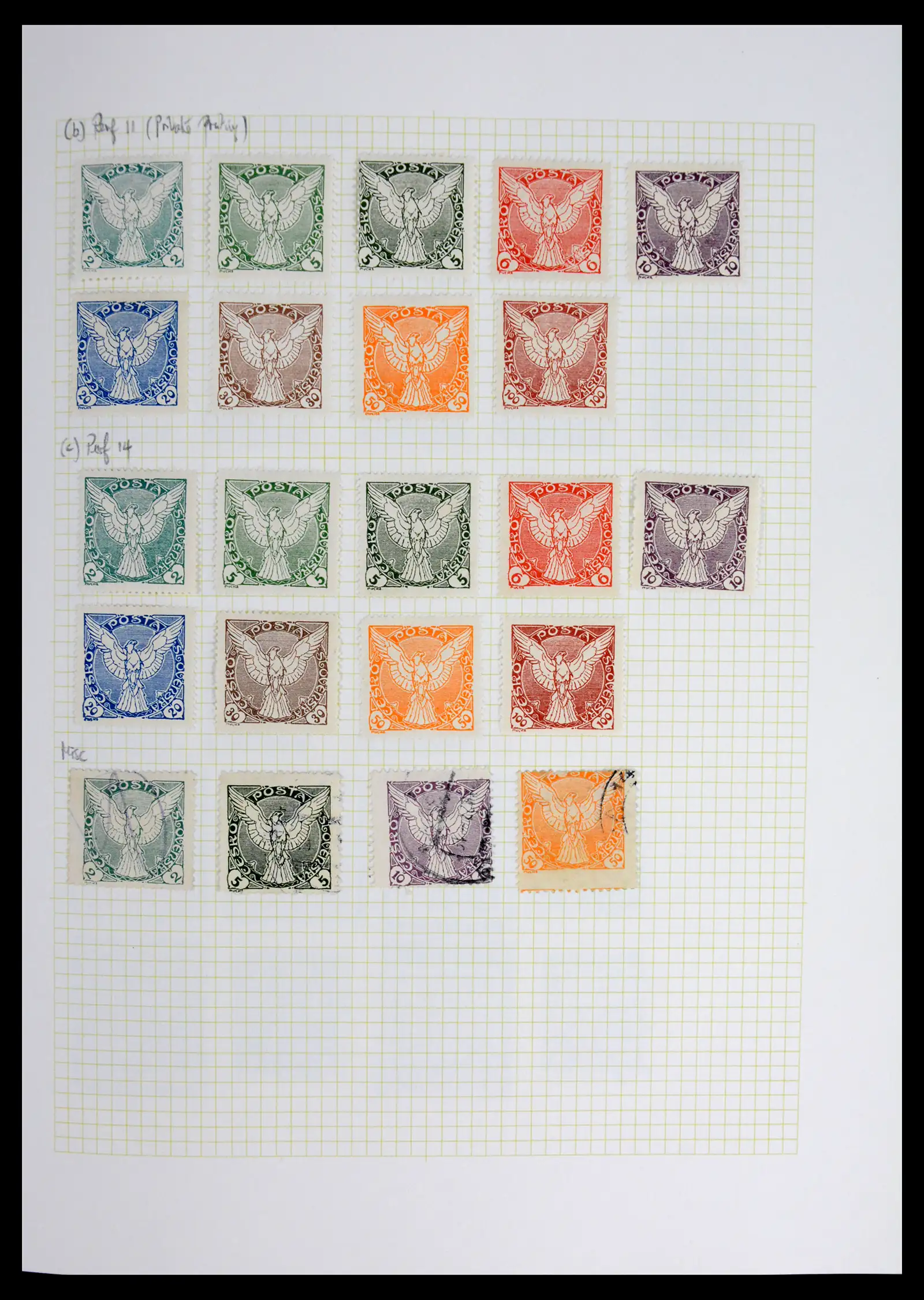 42183 0006 - Postzegelverzameling 42183 Tsjechoslowakije 1918-1961.