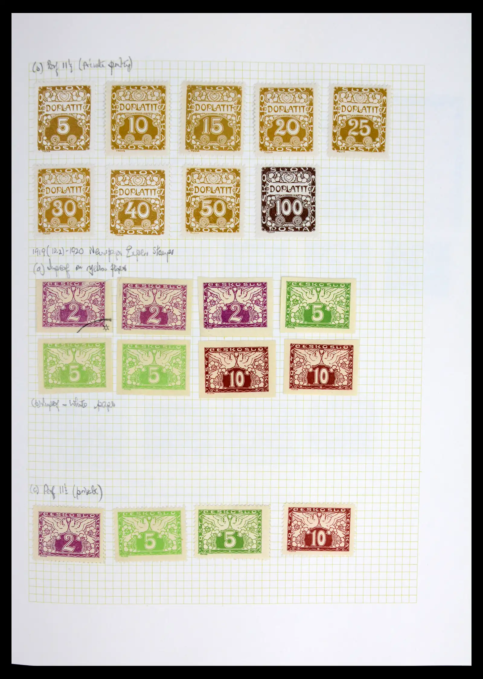 42183 0008 - Postzegelverzameling 42183 Tsjechoslowakije 1918-1961.