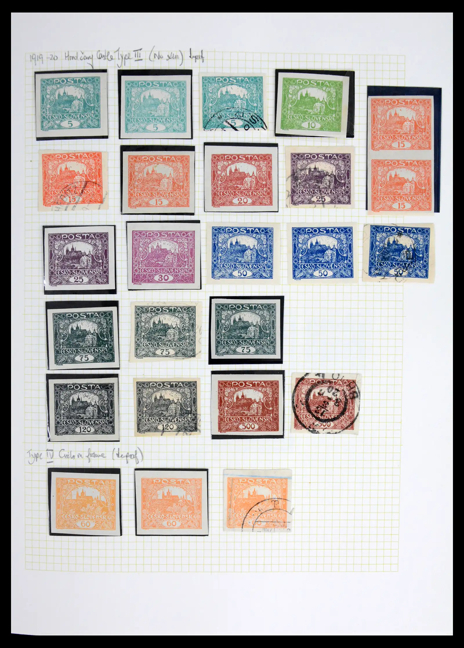 42183 0009 - Postzegelverzameling 42183 Tsjechoslowakije 1918-1961.