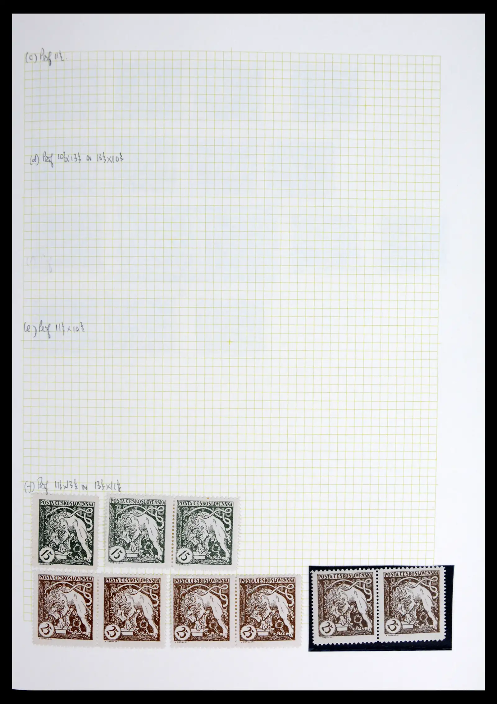42183 0014 - Postzegelverzameling 42183 Tsjechoslowakije 1918-1961.