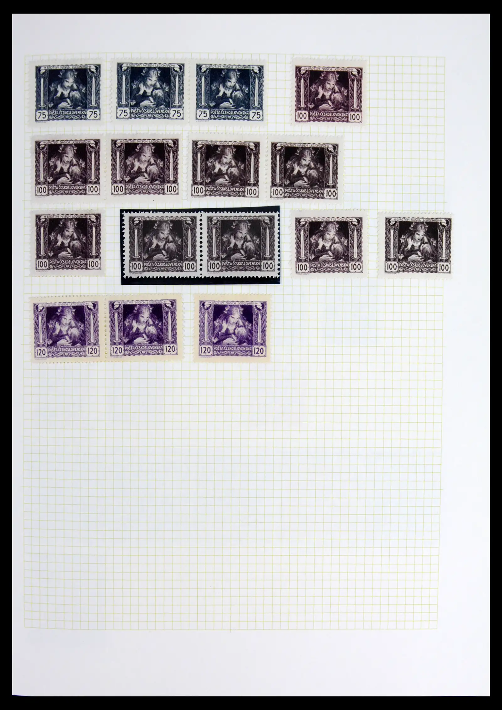 42183 0015 - Postzegelverzameling 42183 Tsjechoslowakije 1918-1961.